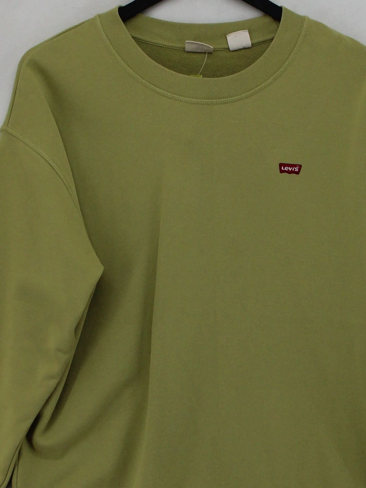 Levi’s Men's Hoodie M Green 100% Cotton Pullover - Image 3