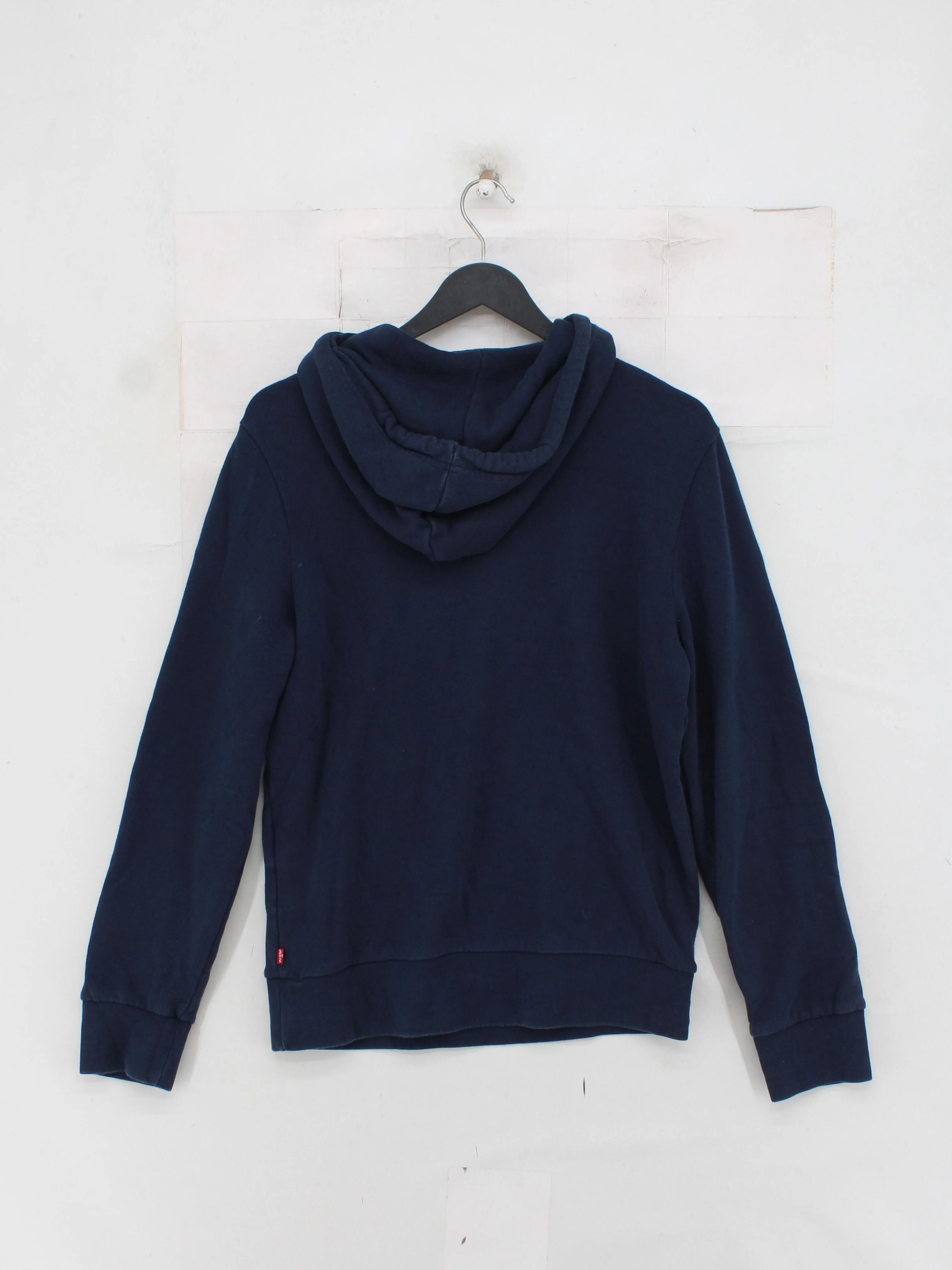 Levi’s Men's Hoodie S Blue Graphic 100% Cotton Pullover - Image 2
