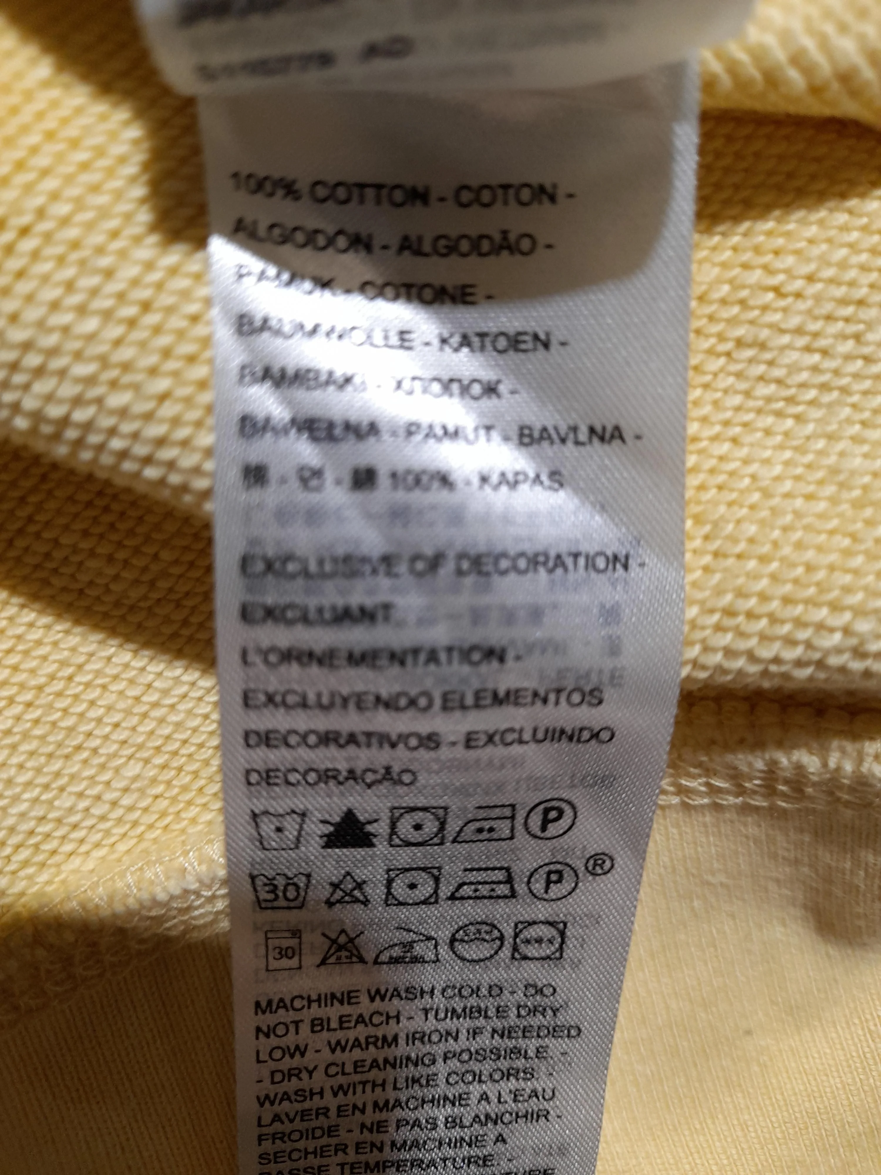 Levi’s Men's Hoodie S Cream 100% Cotton Pullover - Image 6