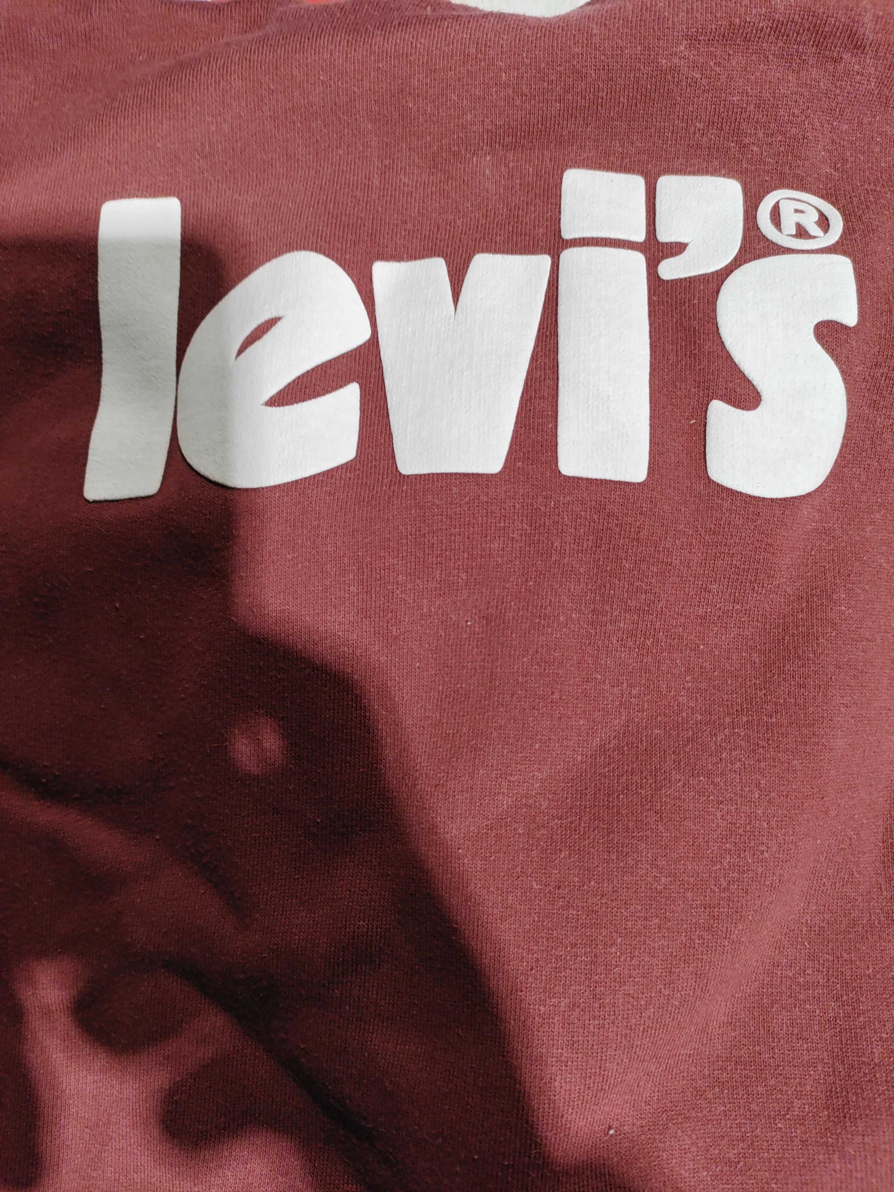 Levi’s Men's Hoodie XXL Red Graphic Cotton with Elastane Pullover - Image 6
