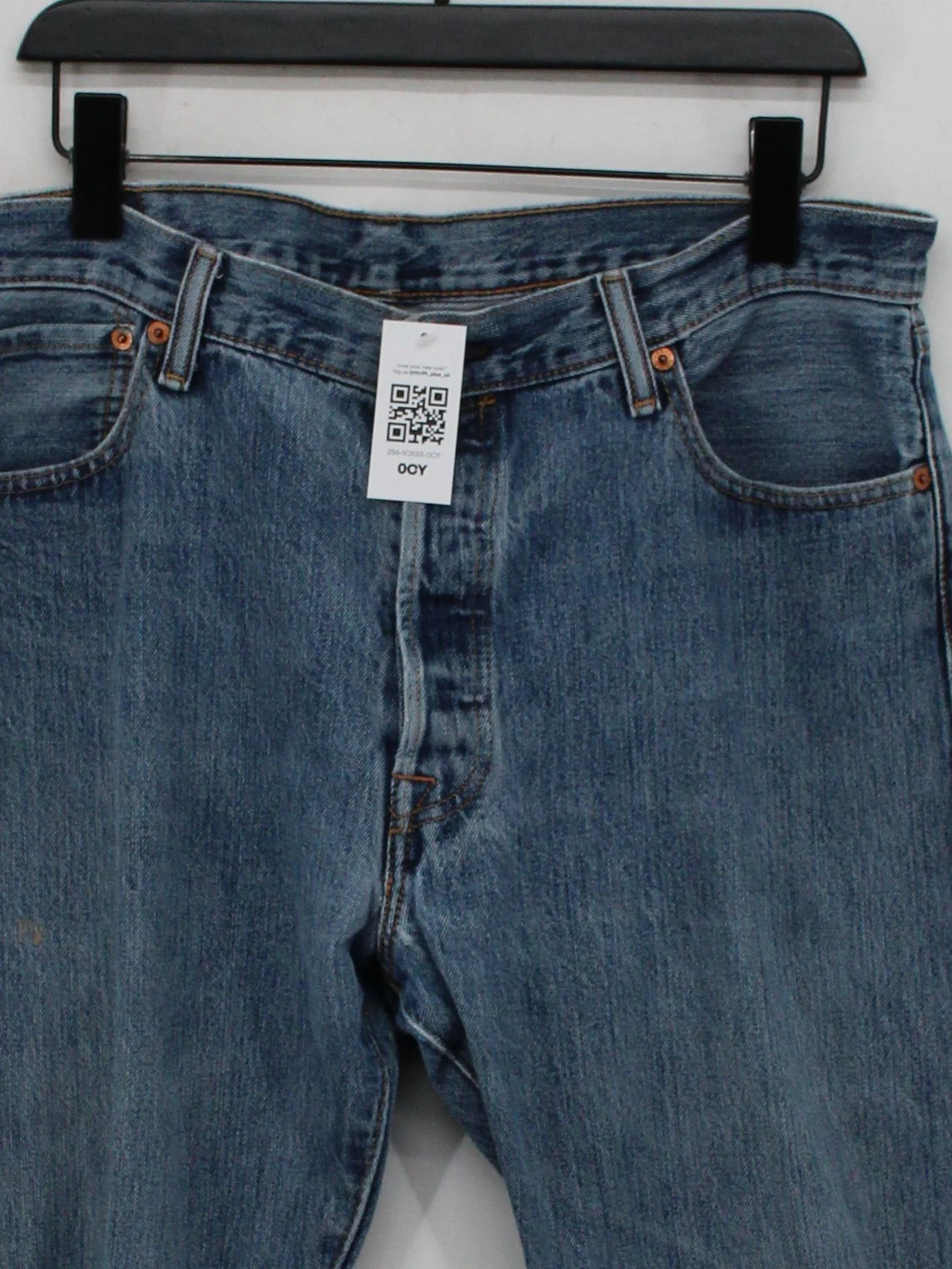 Levi’s Men's Jeans L Blue 100% Cotton Straight - Image 3