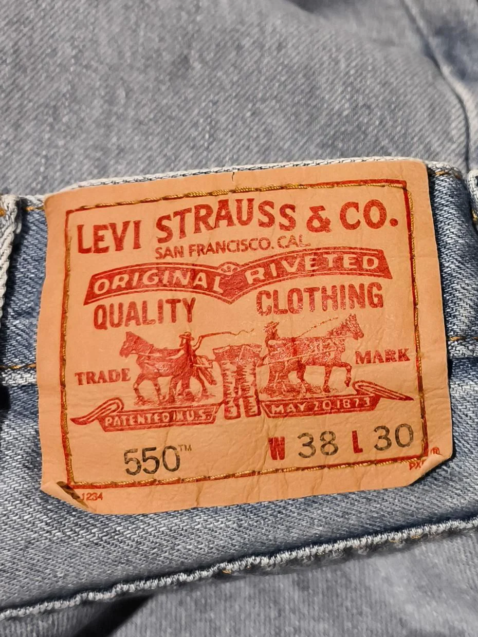 Levi’s Men's Jeans L Blue 100% Cotton Straight - Image 5