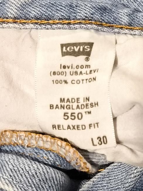 Levi’s Men's Jeans L Blue 100% Cotton Straight - Image 6