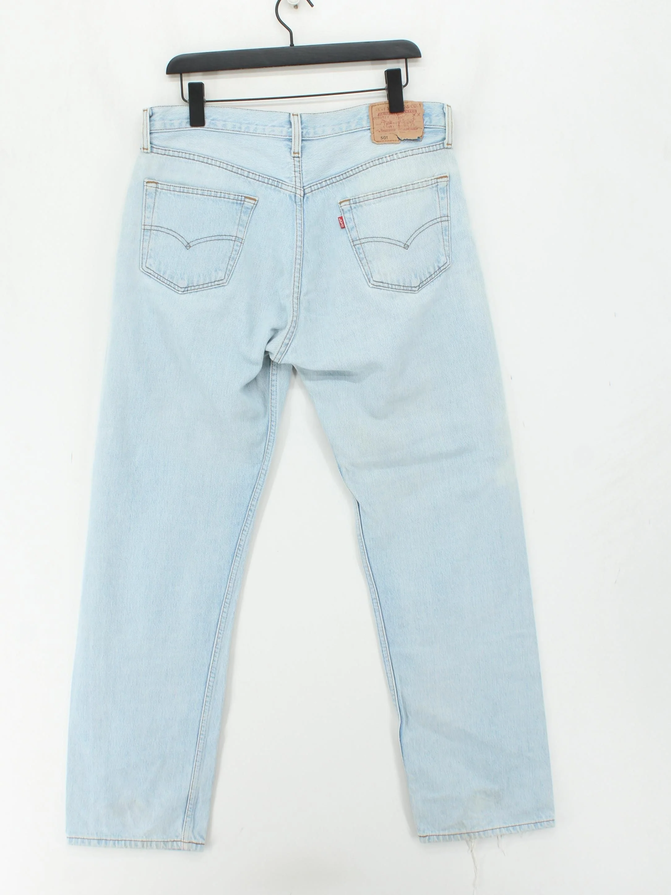 Levi’s Men's Jeans L Blue 100% Cotton Straight - Image 2