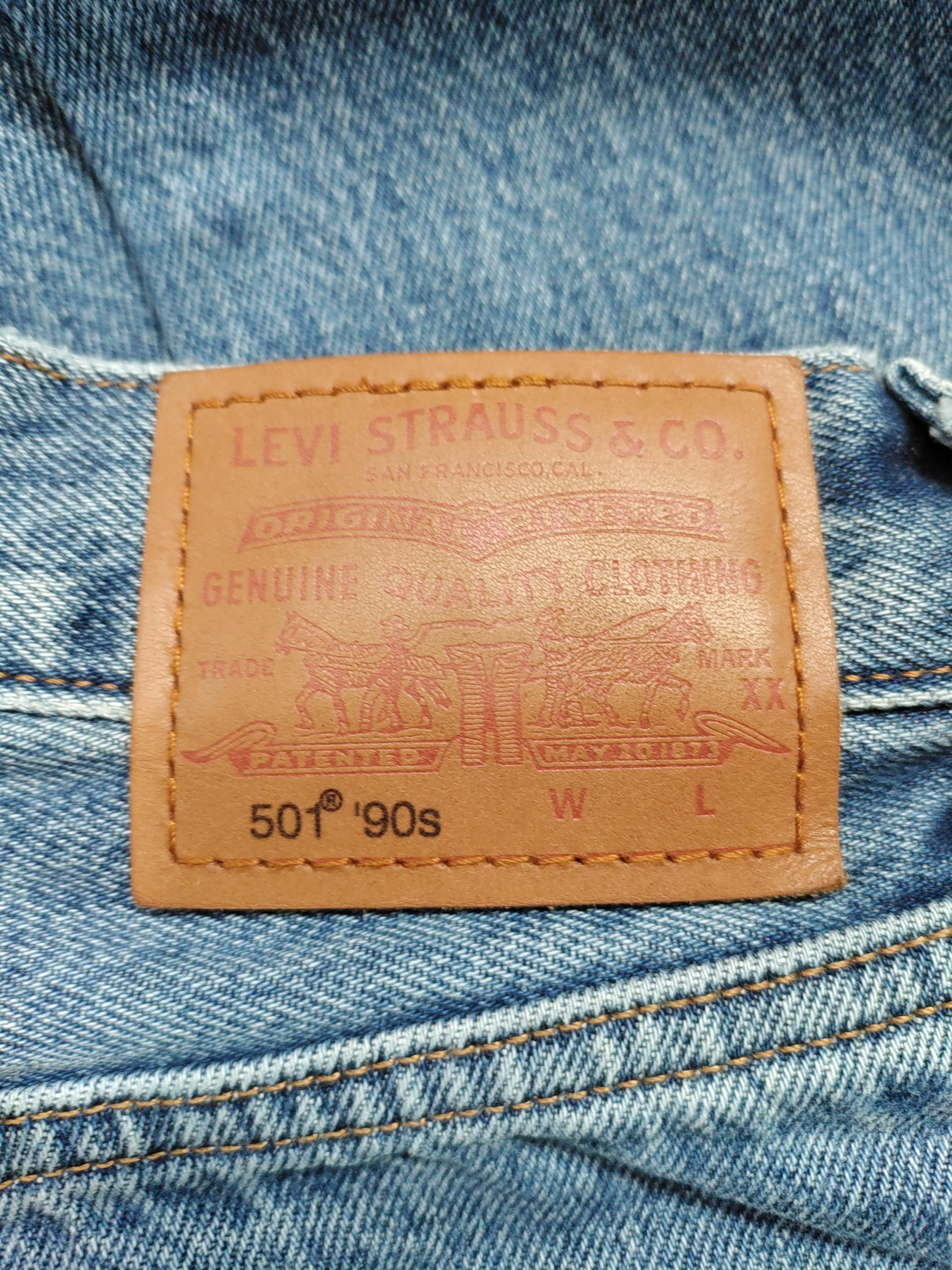 Levi’s Men's Jeans L Blue 100% Cotton Straight - Image 5