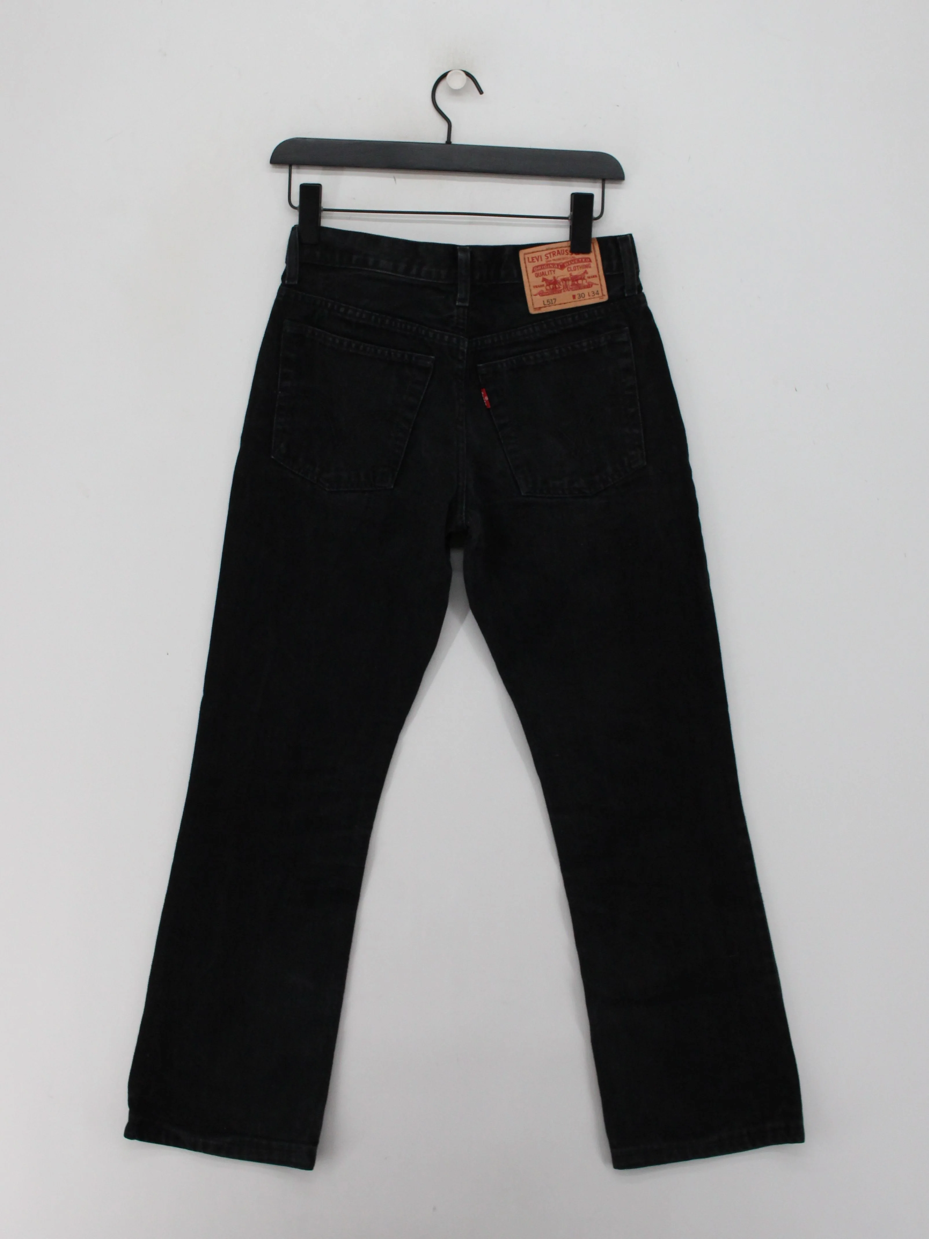 Levi’s Men's Jeans M Black 100% Cotton Straight - Image 2
