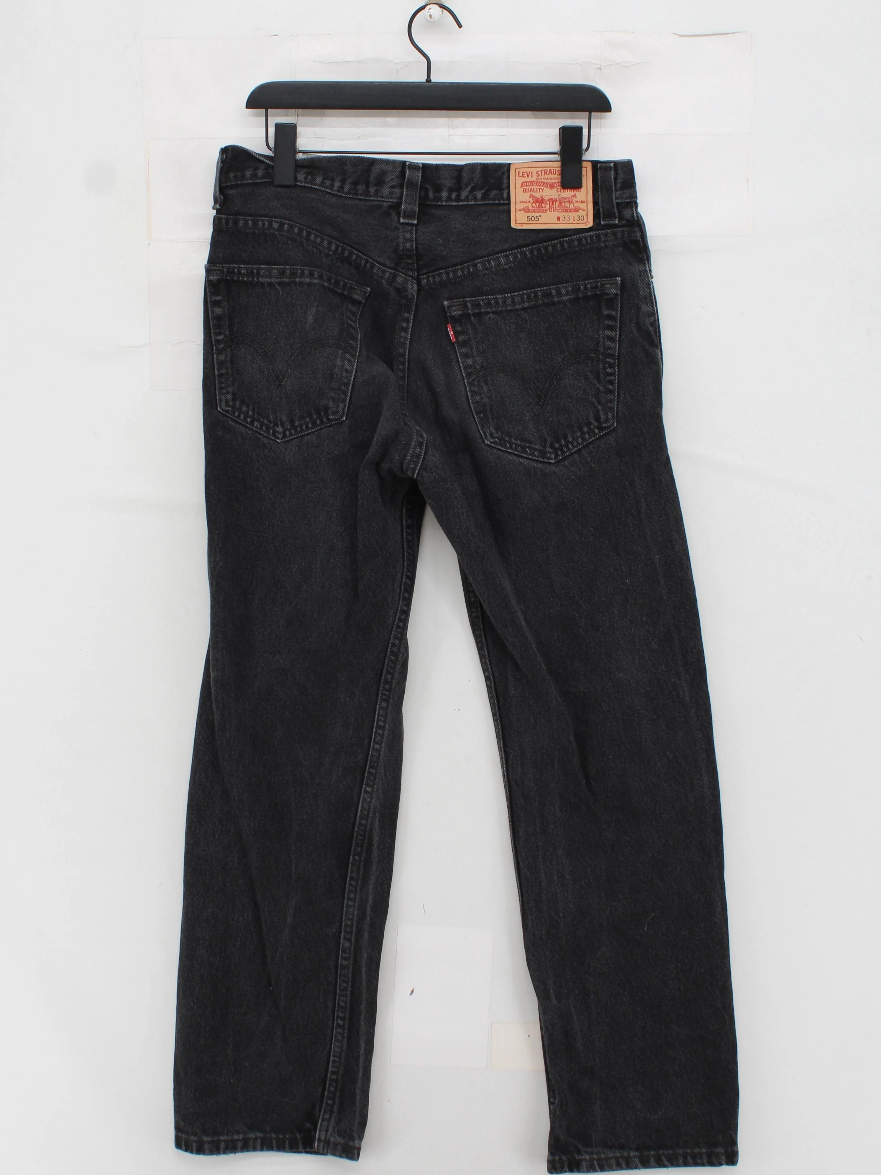Levi’s Men's Jeans M Black 100% Cotton Straight - Image 2