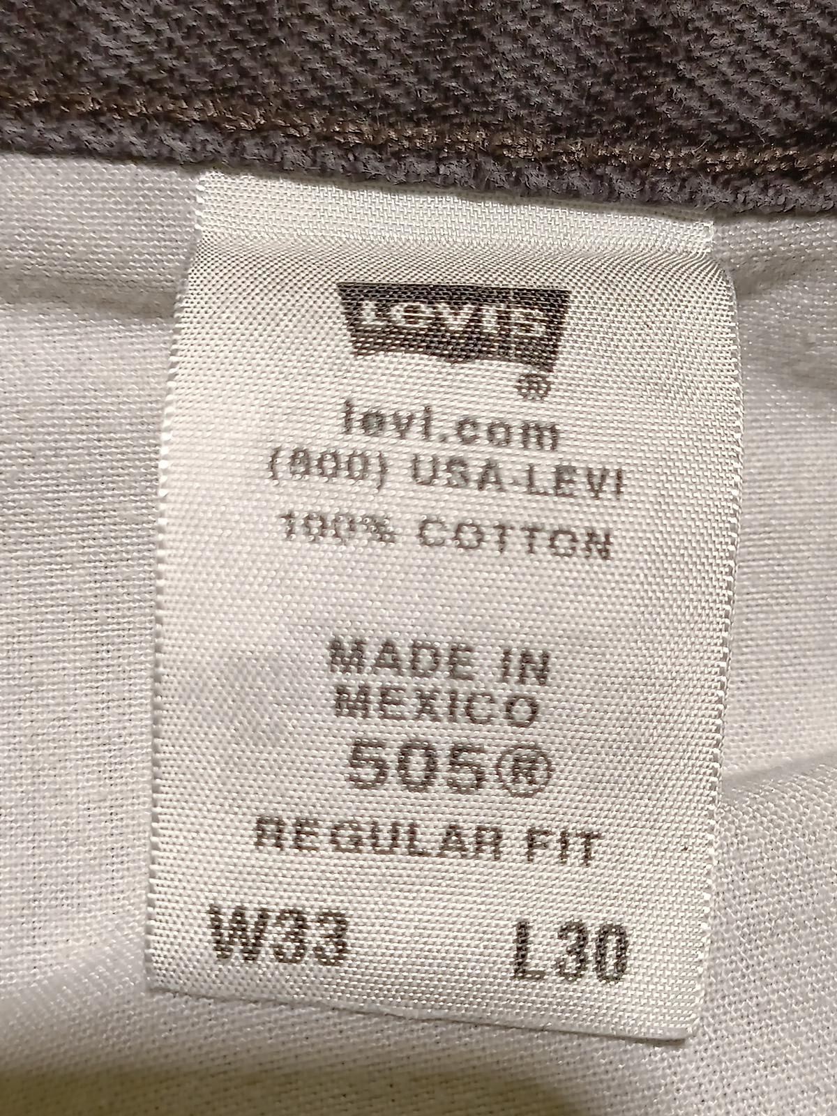 Levi’s Men's Jeans M Black 100% Cotton Straight - Image 6