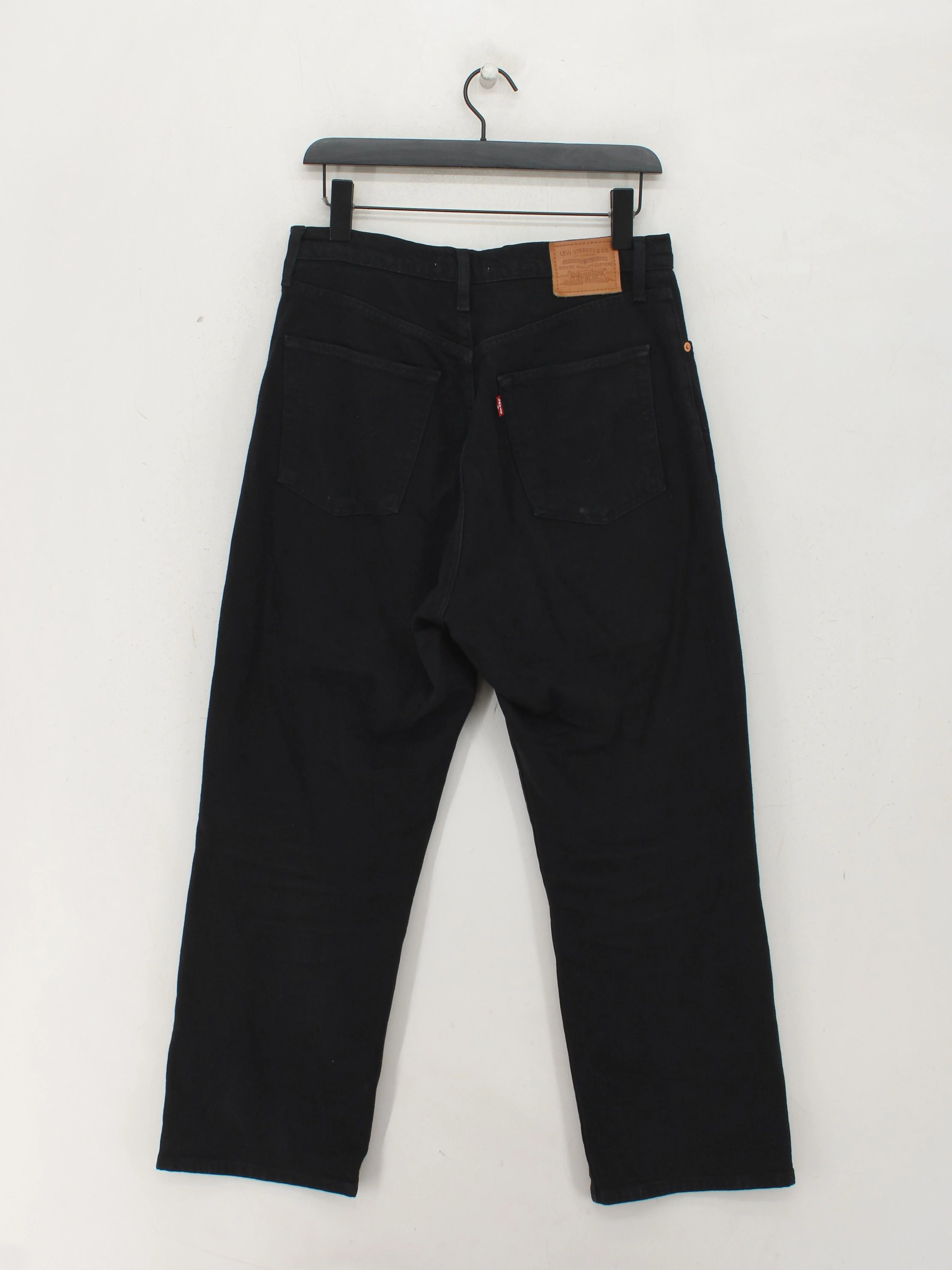 Levi’s Men's Jeans M Black 100% Cotton Straight - Image 2