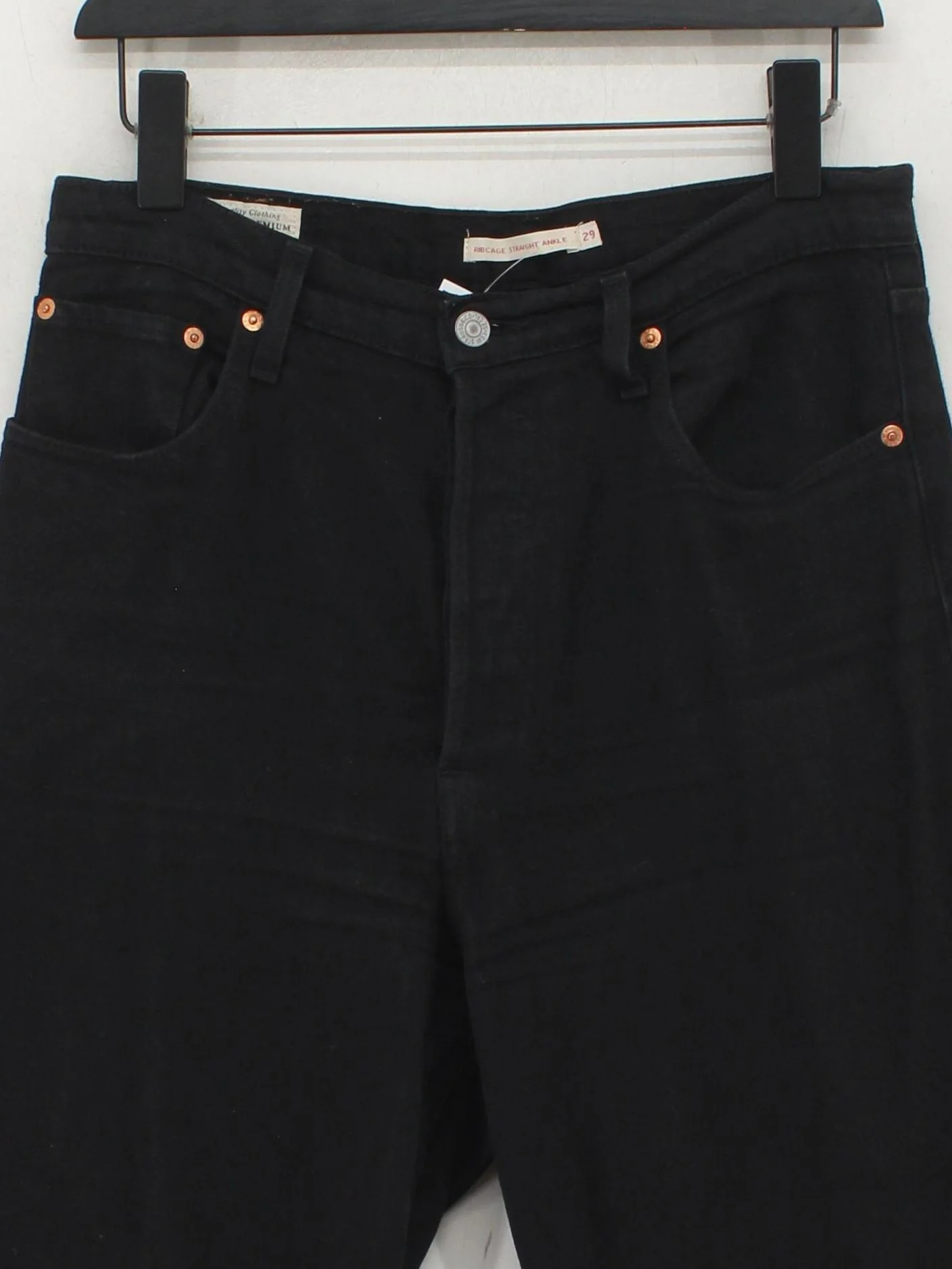 Levi’s Men's Jeans M Black 100% Cotton Straight - Image 3