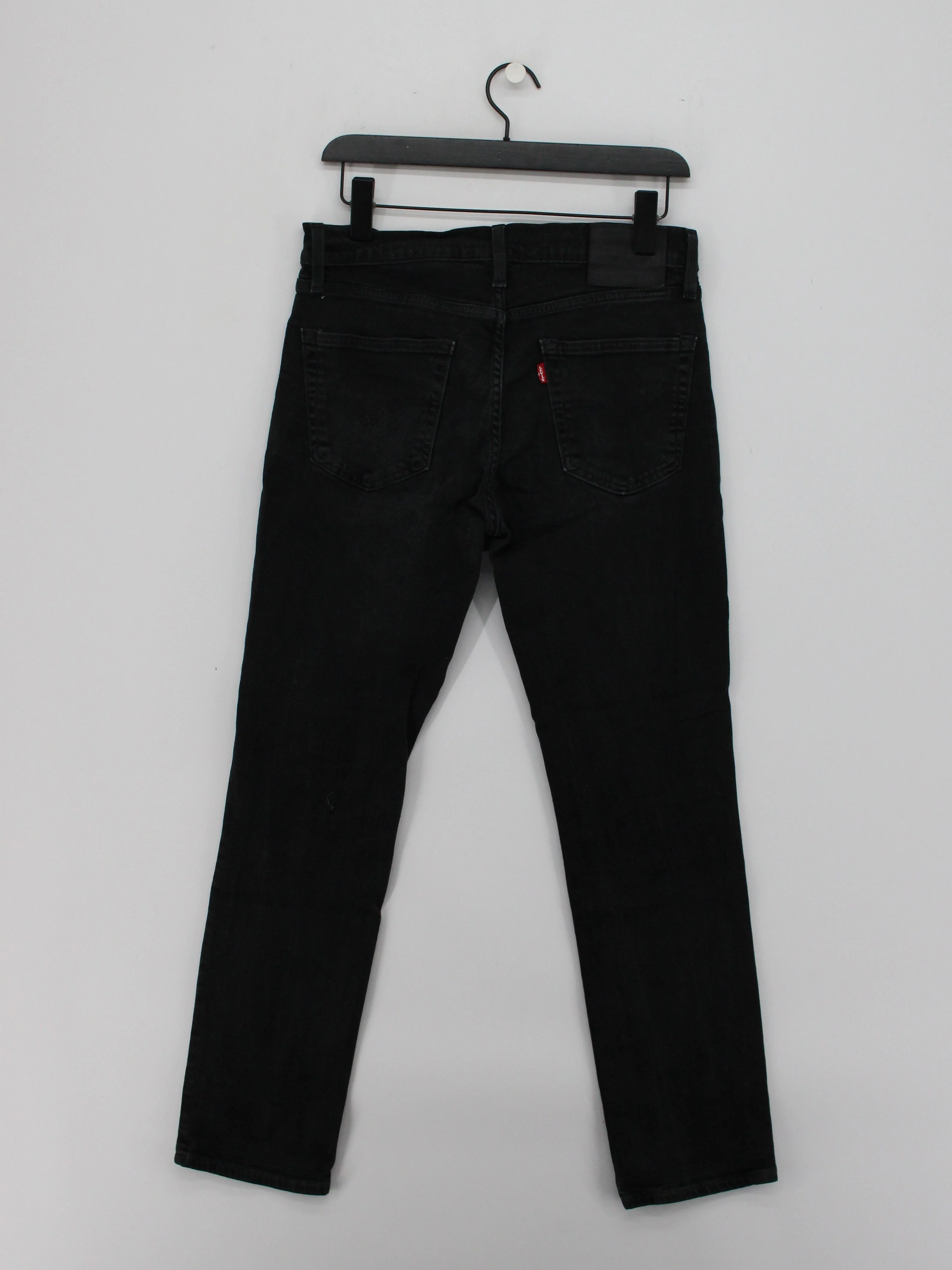 Levi’s Men's Jeans M Black 100% Cotton Straight - Image 2