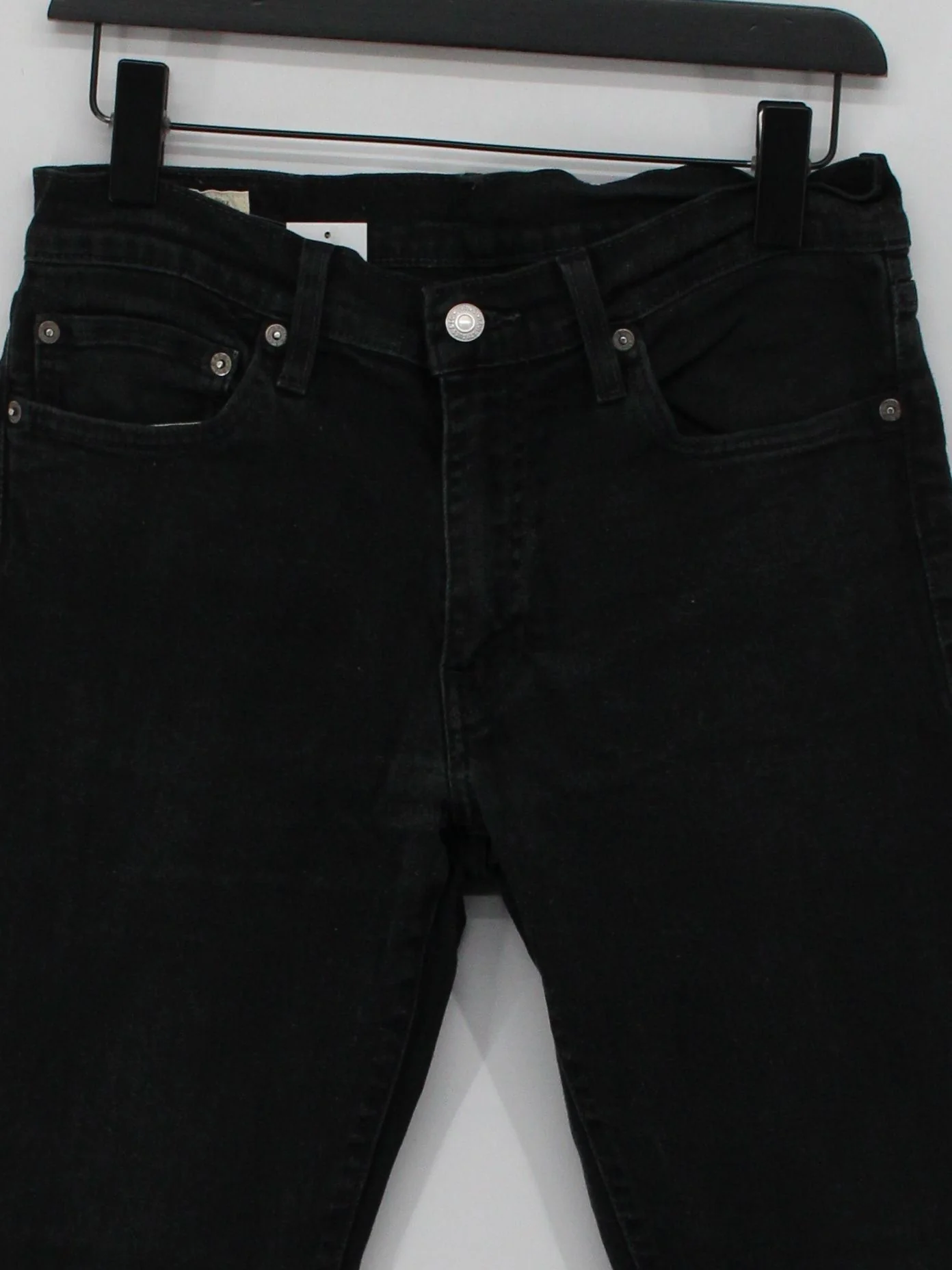 Levi’s Men's Jeans M Black 100% Cotton Straight - Image 3