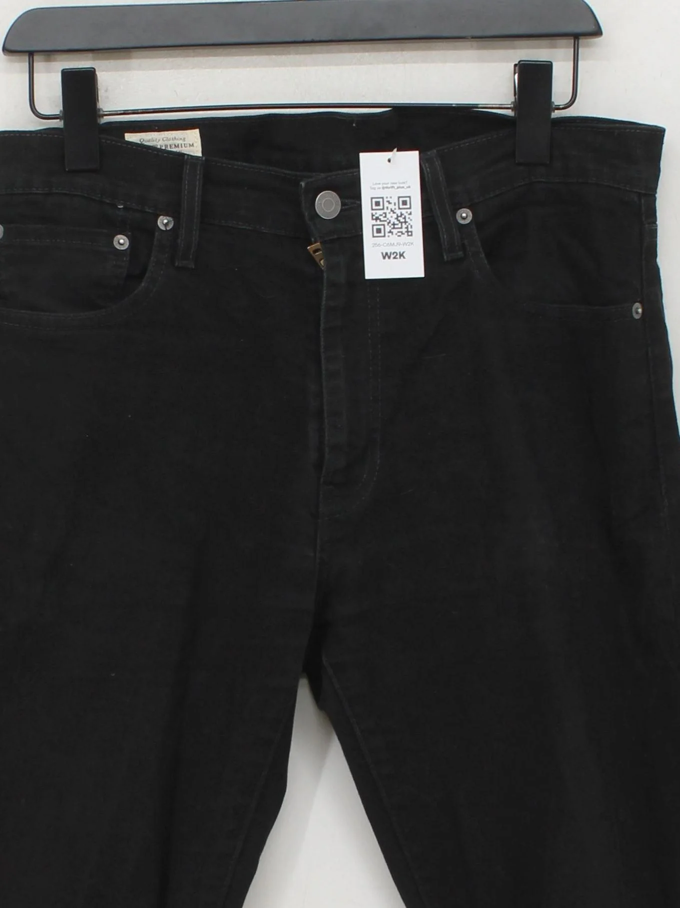Levi’s Men's Jeans M Black Cotton with Elastane Straight - Image 3