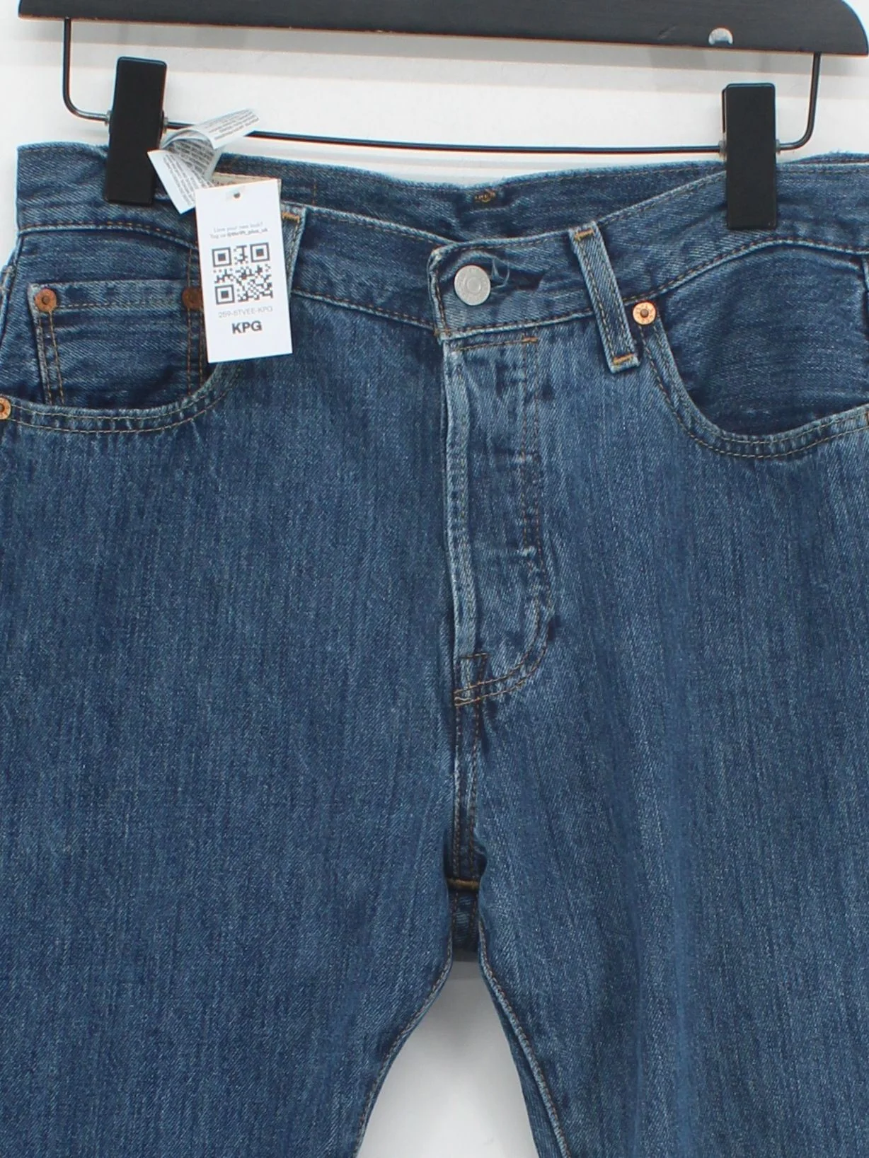 Levi’s Men's Jeans M Blue 100% Cotton Straight - Image 3