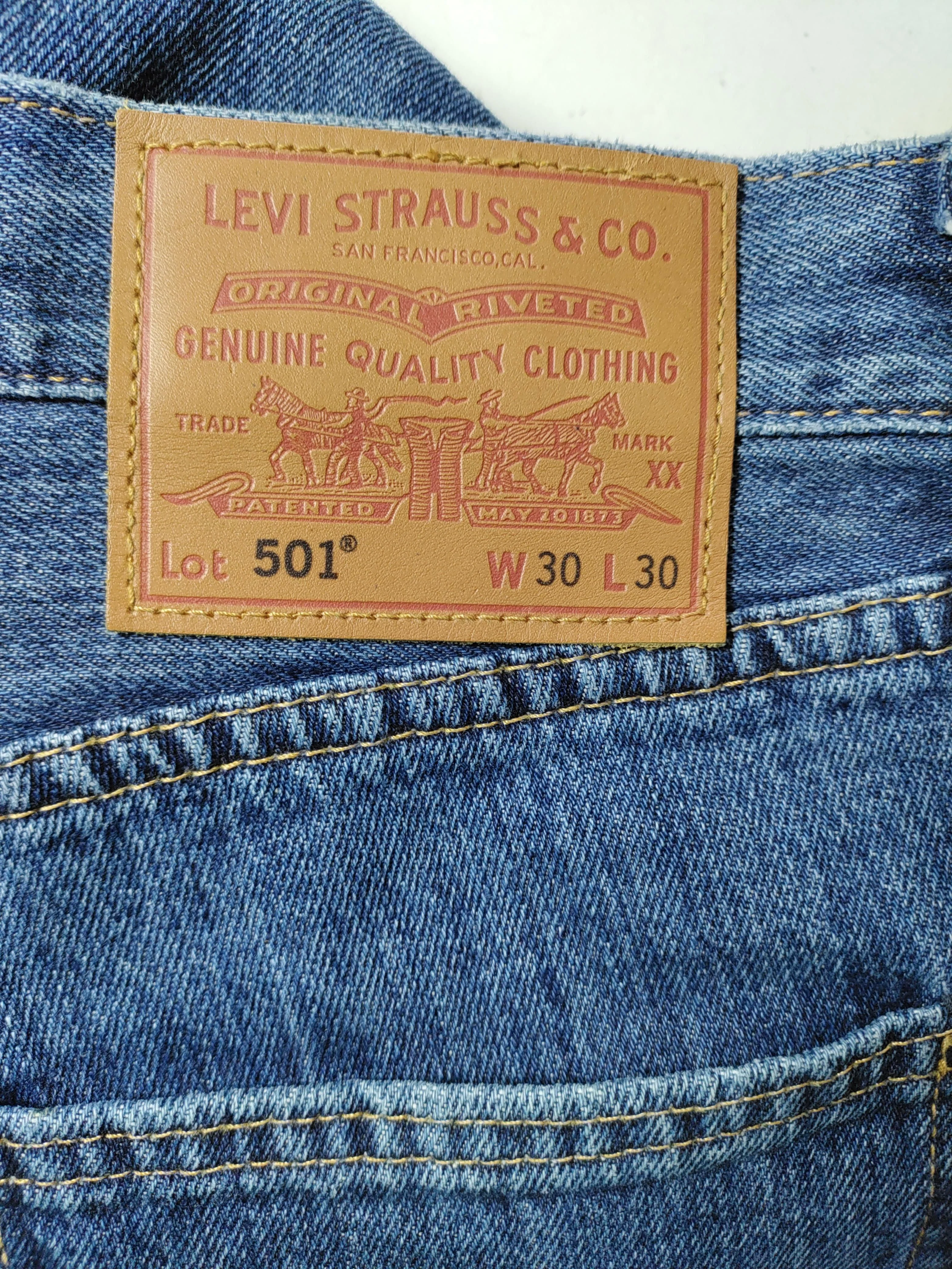 Levi’s Men's Jeans M Blue 100% Cotton Straight - Image 5