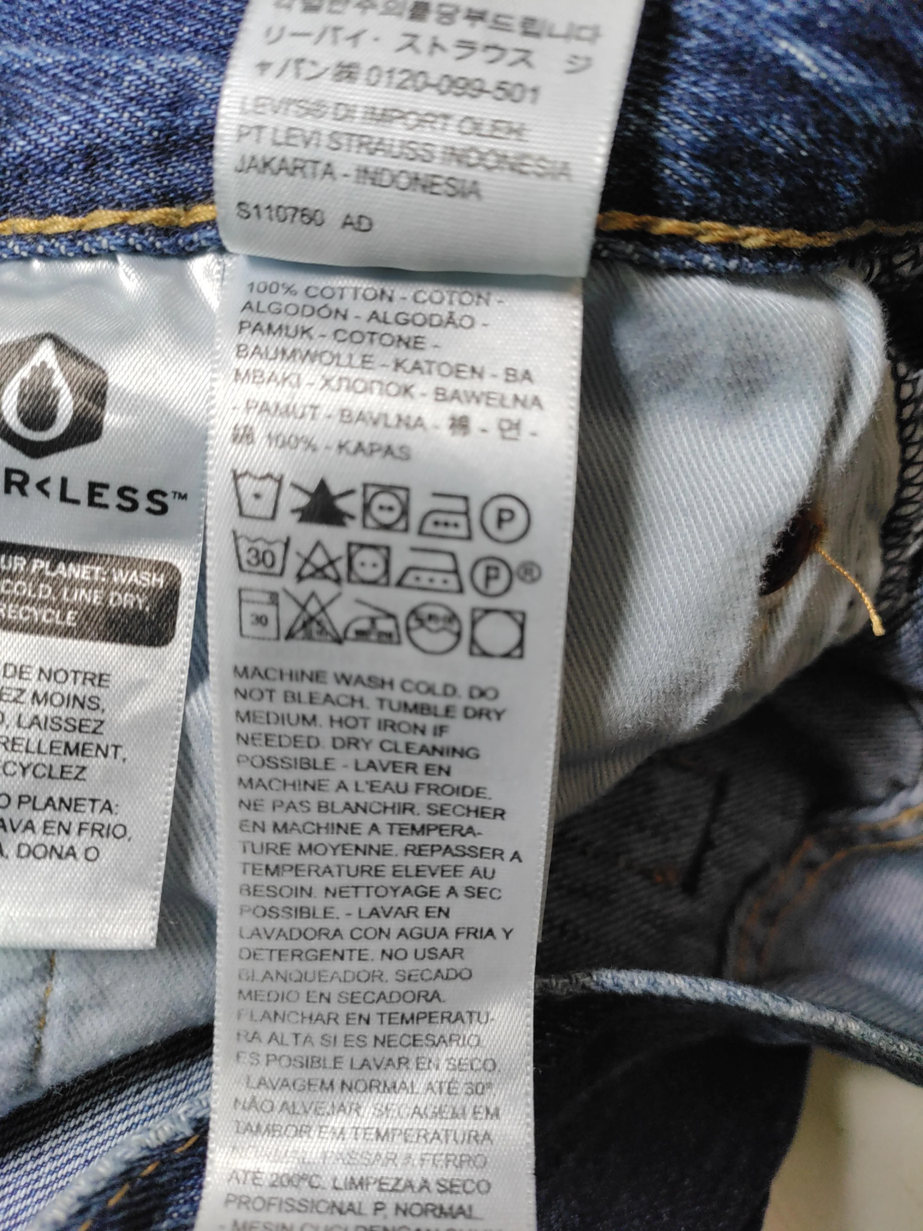 Levi’s Men's Jeans M Blue 100% Cotton Straight - Image 6