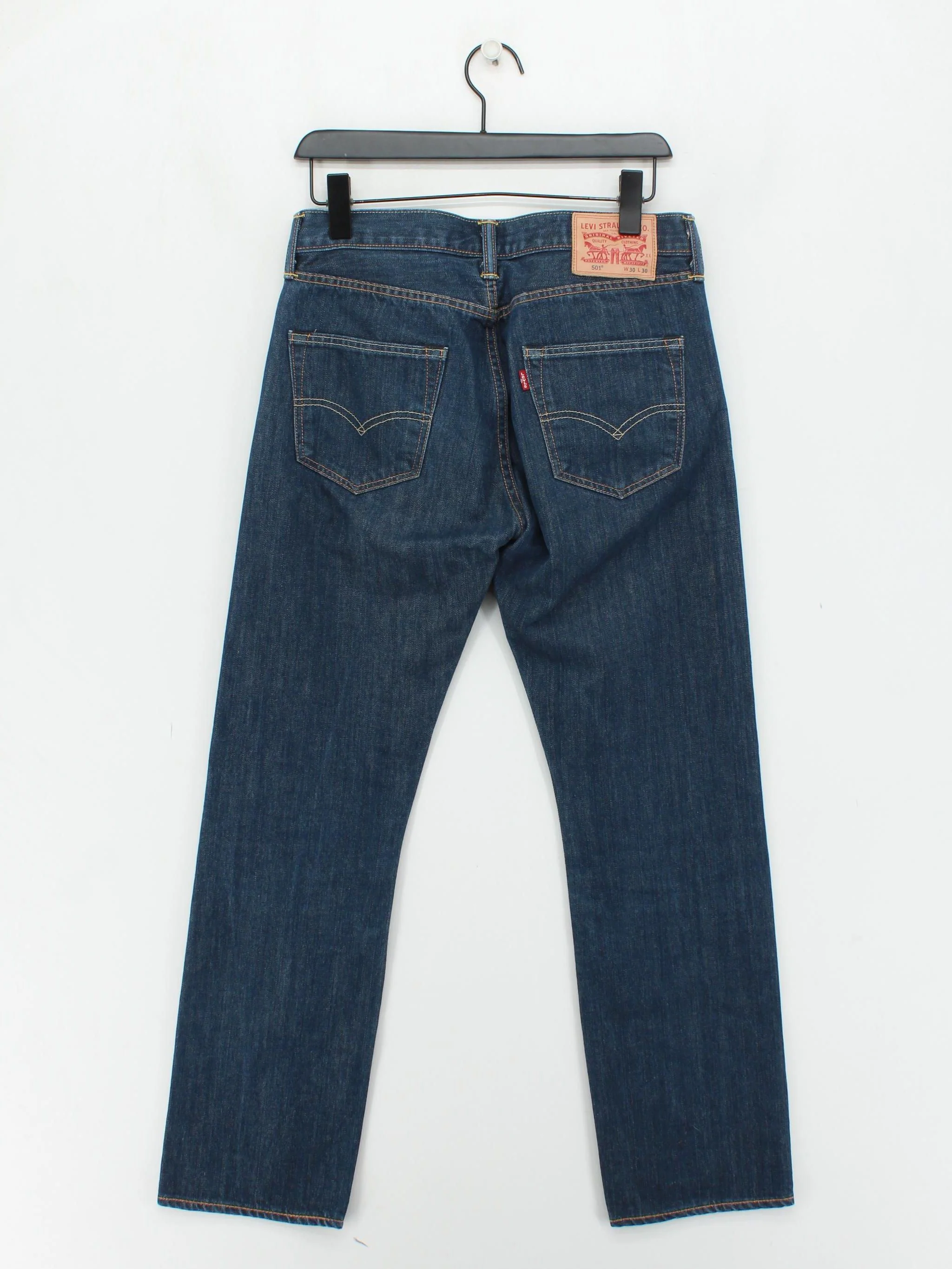 Levi’s Men's Jeans M Blue 100% Cotton Straight - Image 2