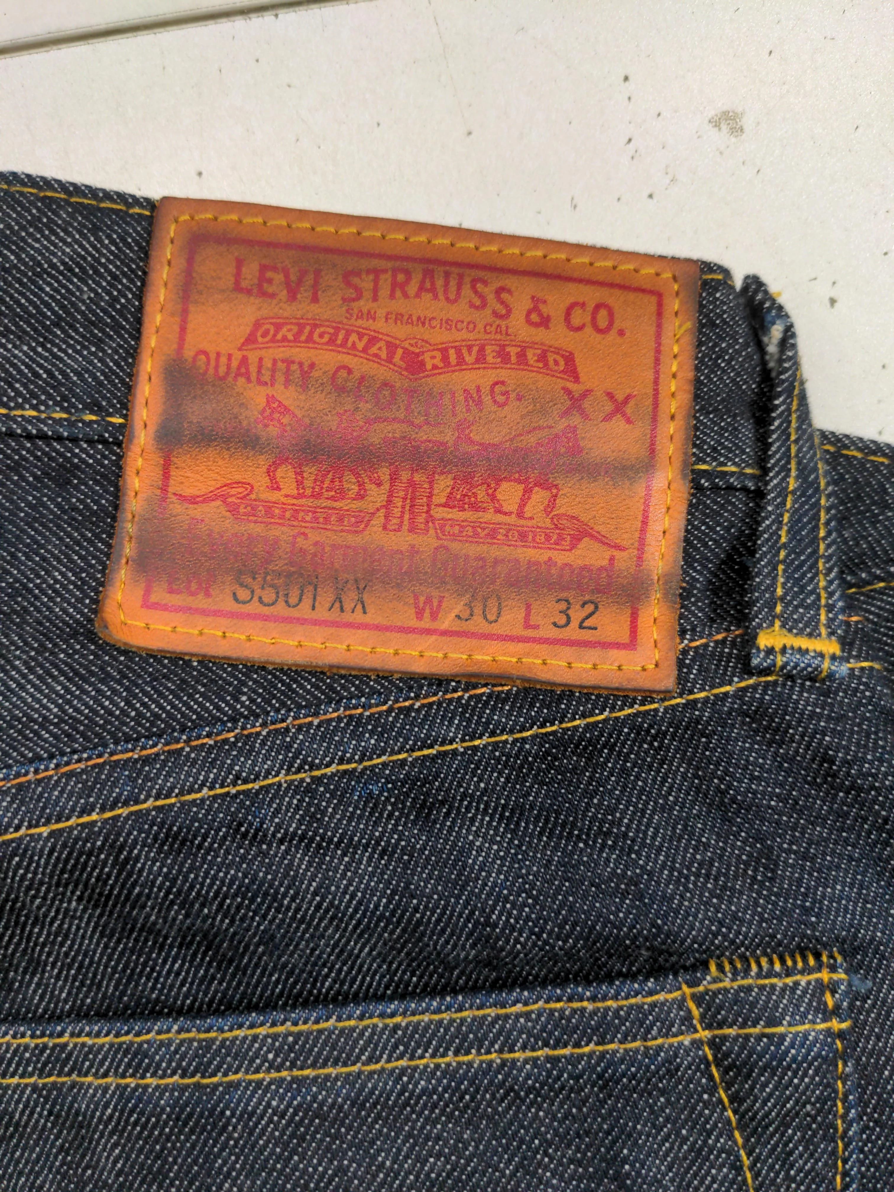 Levi’s Men's Jeans M Blue 100% Cotton Straight - Image 5
