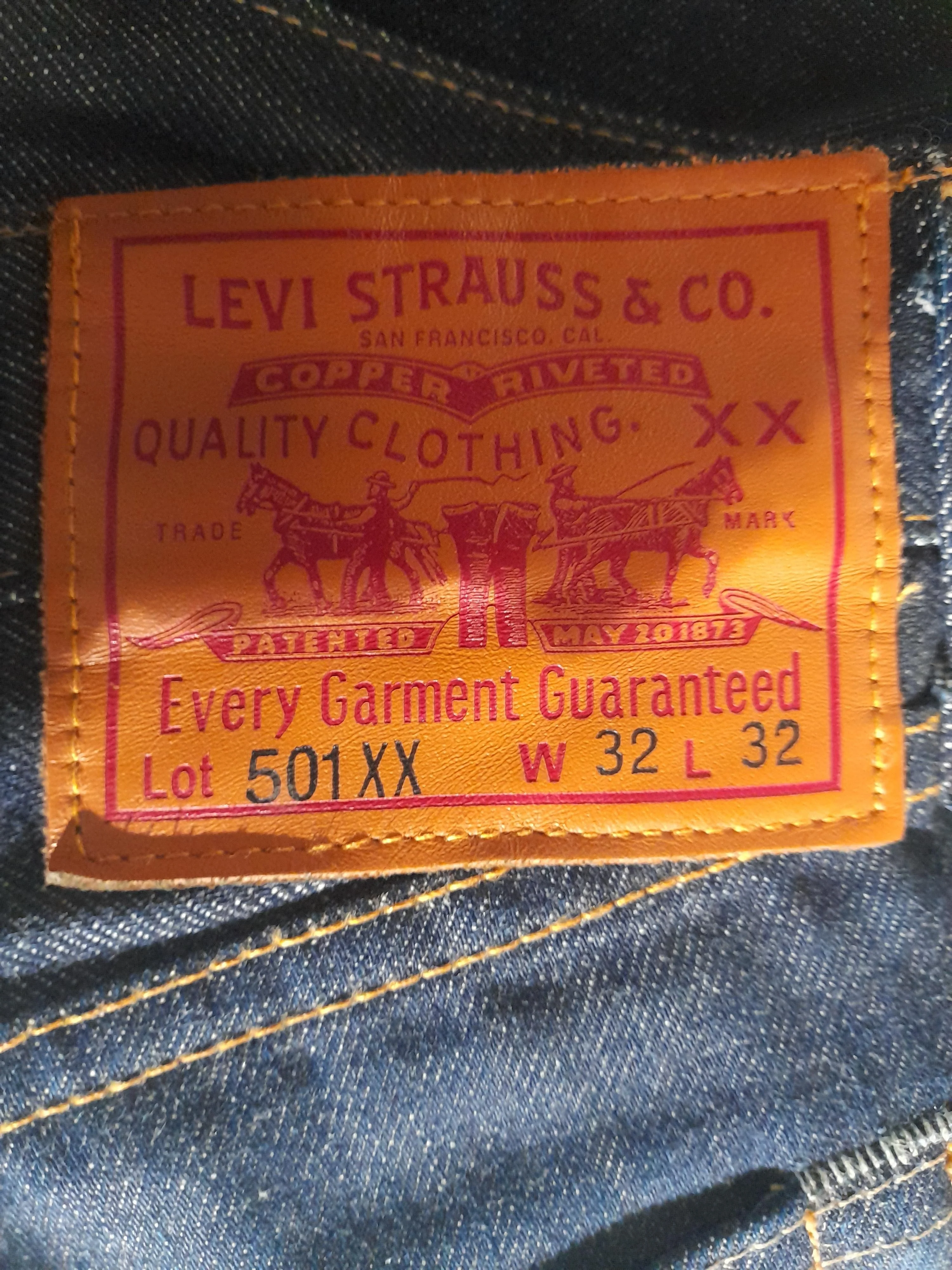 Levi’s Men's Jeans M Blue 100% Cotton Straight - Image 5