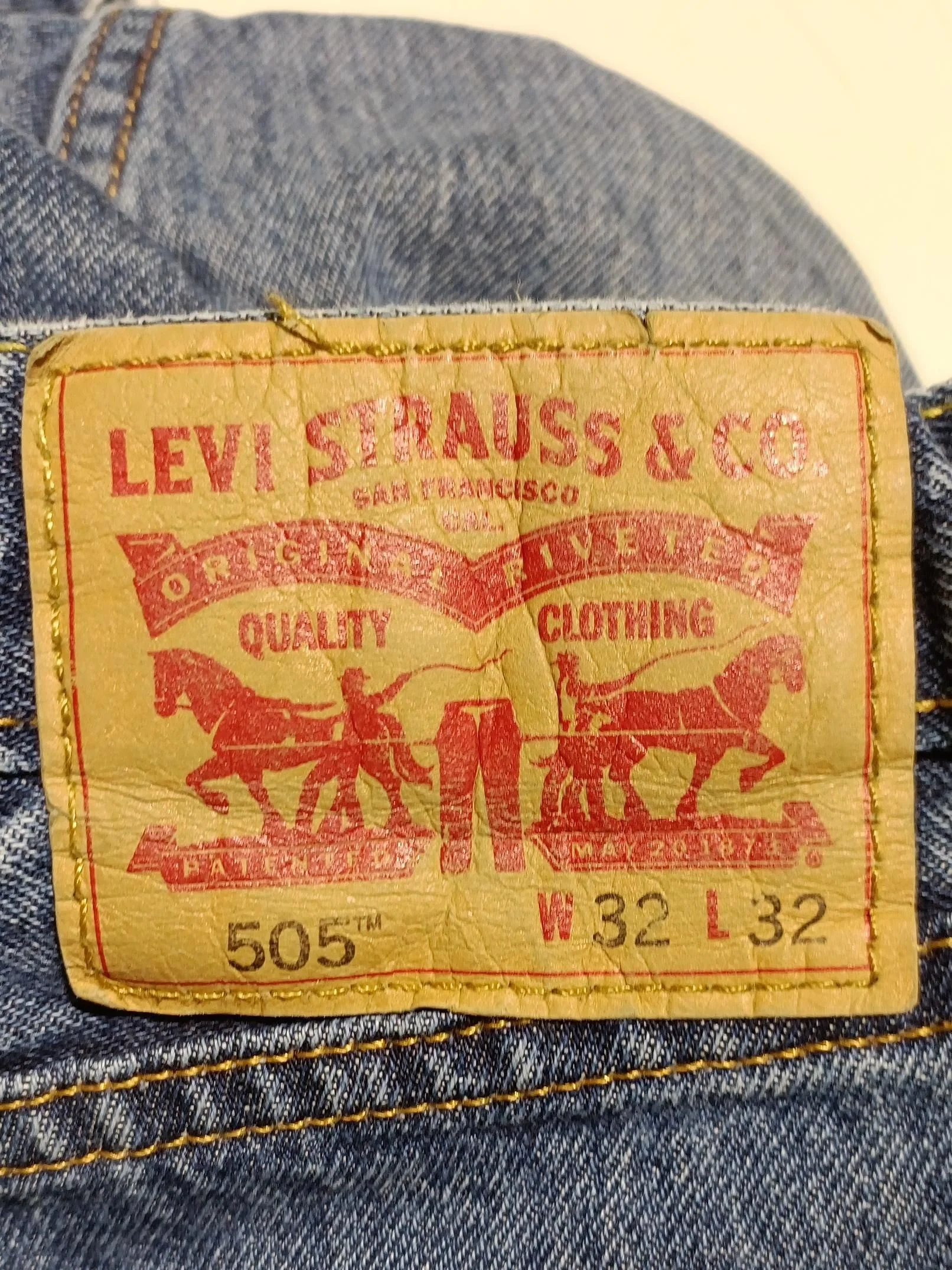 Levi’s Men's Jeans M Blue 100% Cotton Straight - Image 5