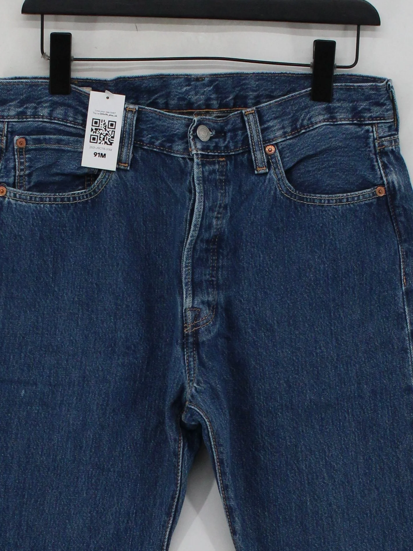 Levi’s Men's Jeans M Blue 100% Cotton Straight - Image 3