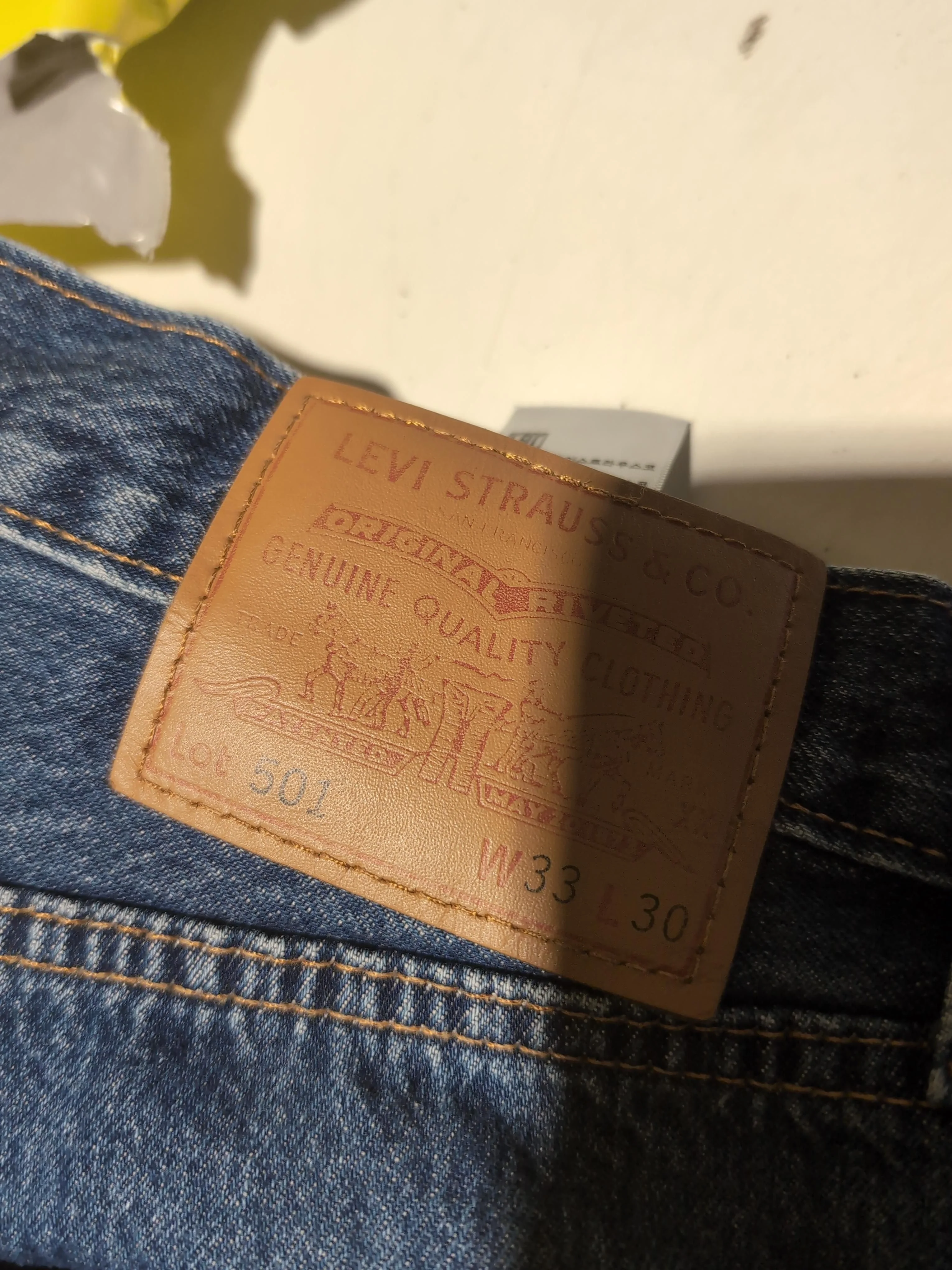 Levi’s Men's Jeans M Blue 100% Cotton Straight - Image 5
