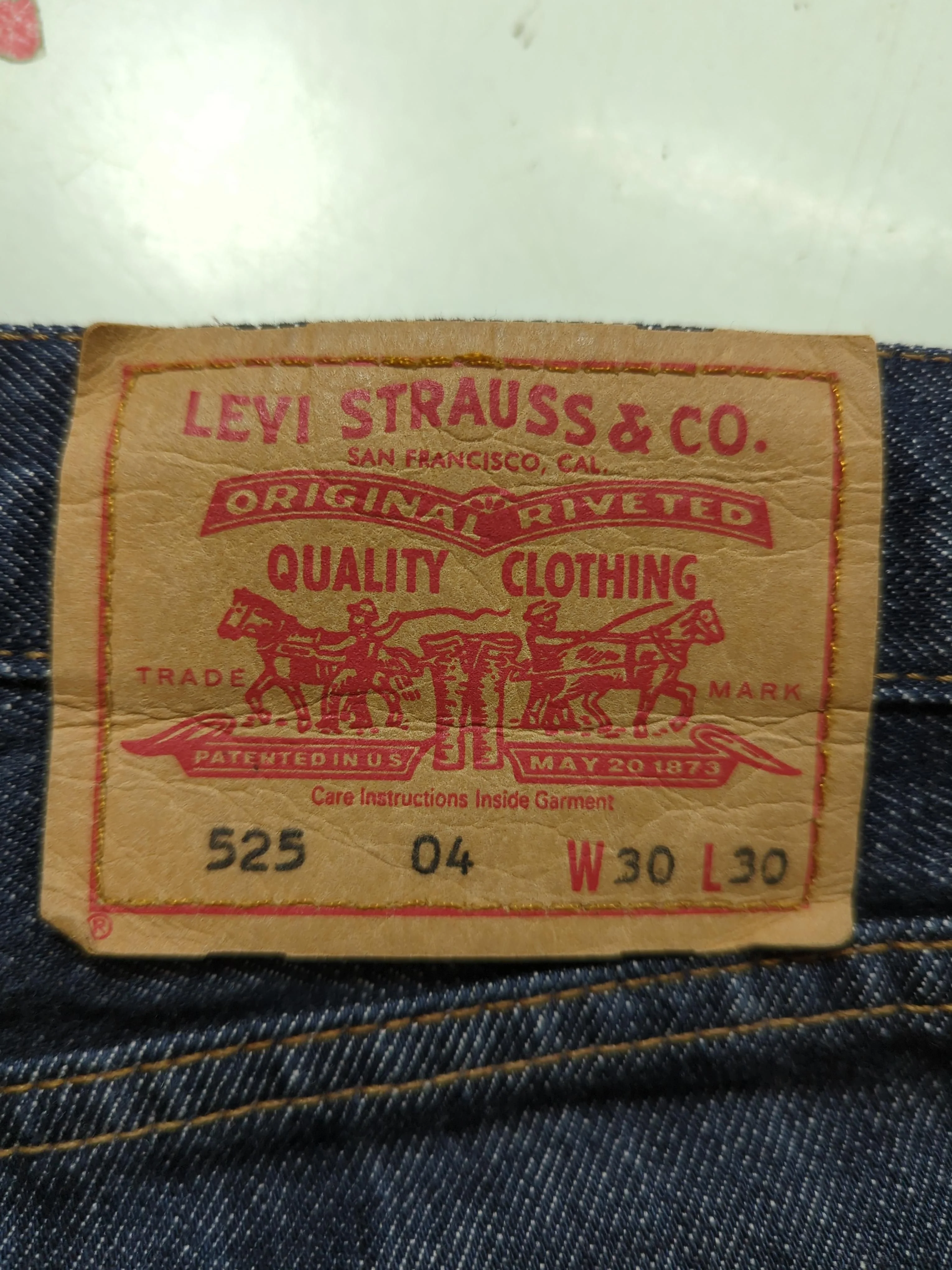 Levi’s Men's Jeans M Blue 100% Cotton Wide-Leg - Image 6