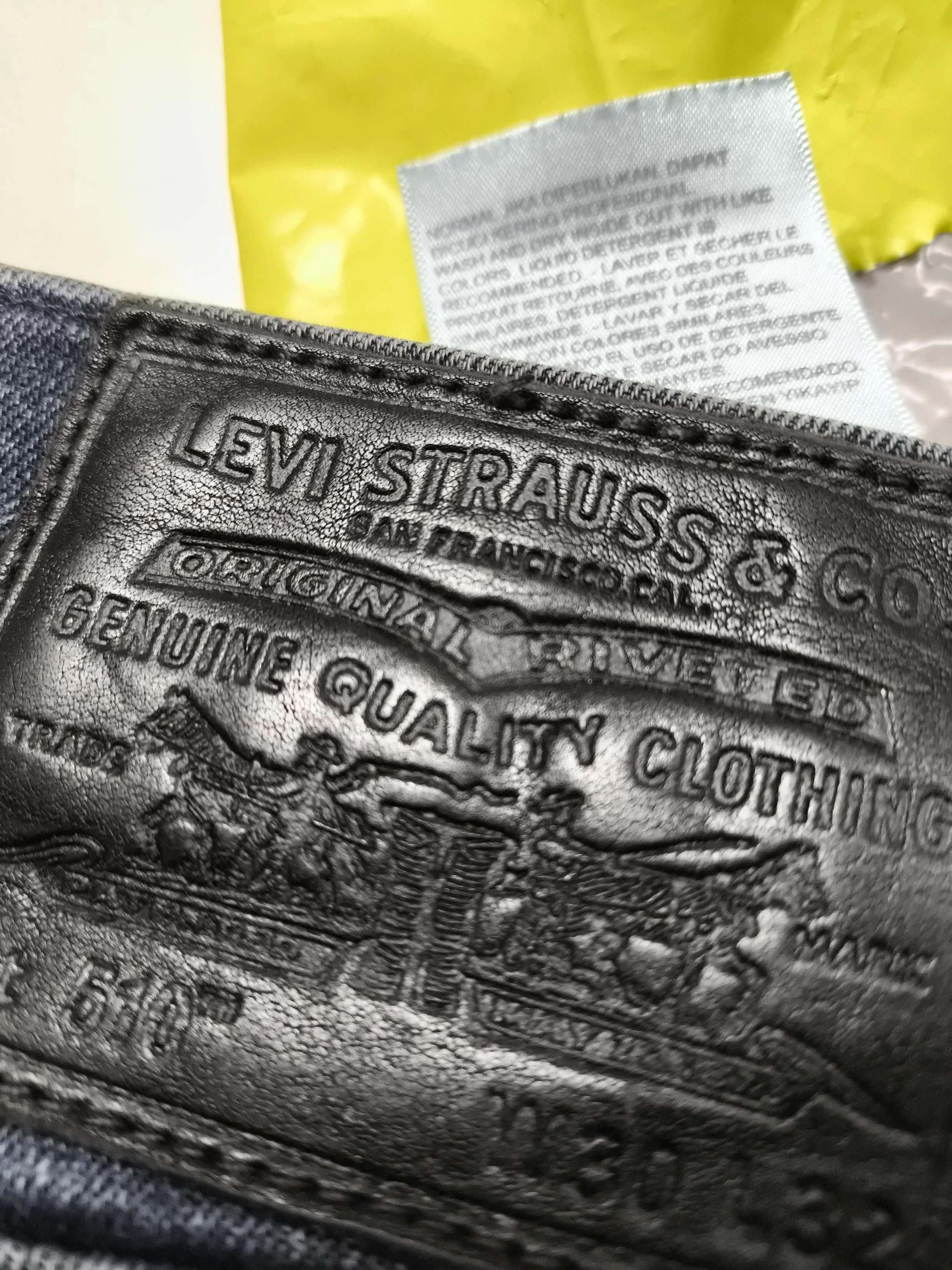 Levi’s Men's Jeans M Blue Cotton with Elastane Skinny - Image 5