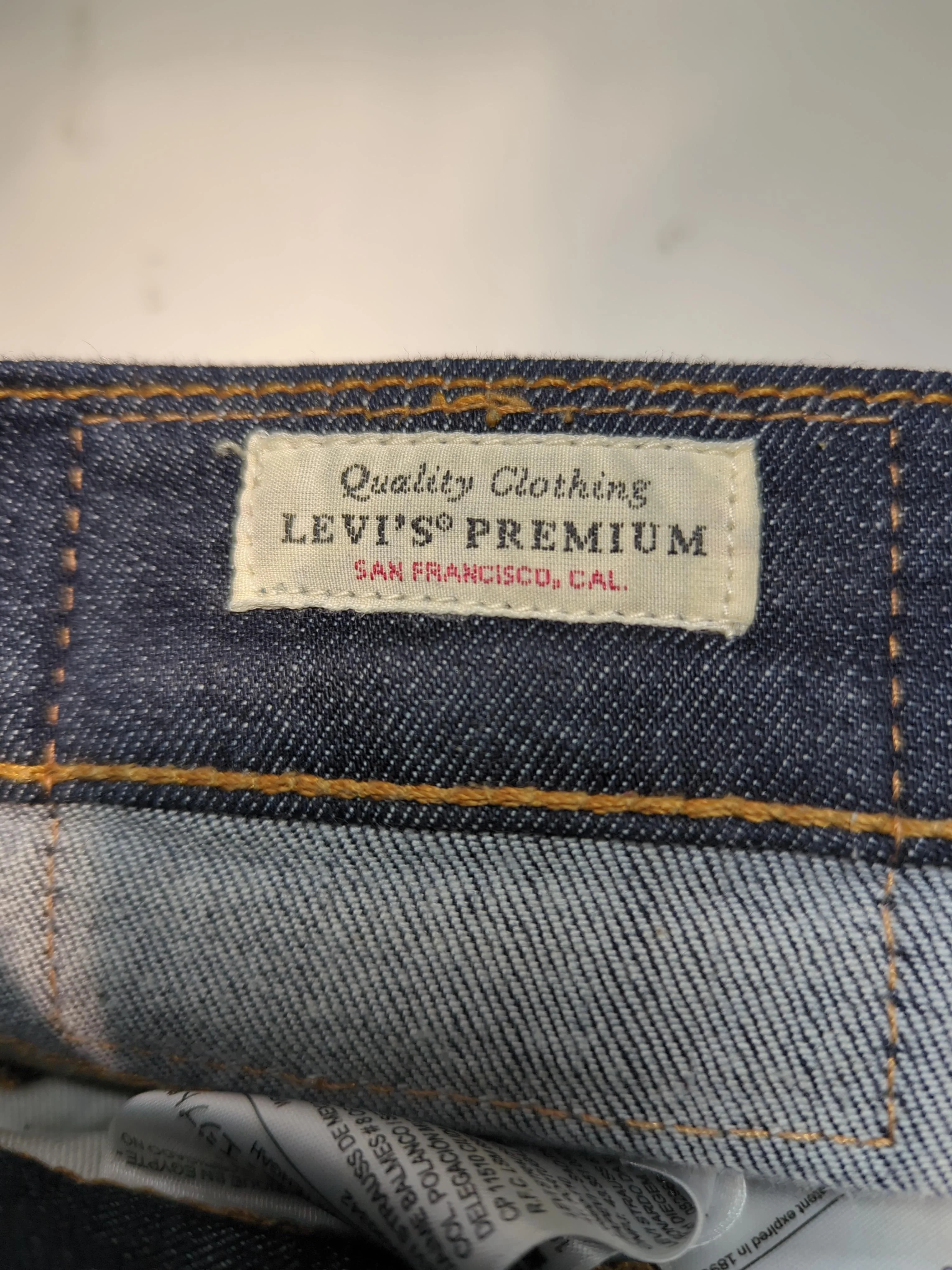 Levi’s Men's Jeans M Blue Cotton with Elastane Straight - Image 5