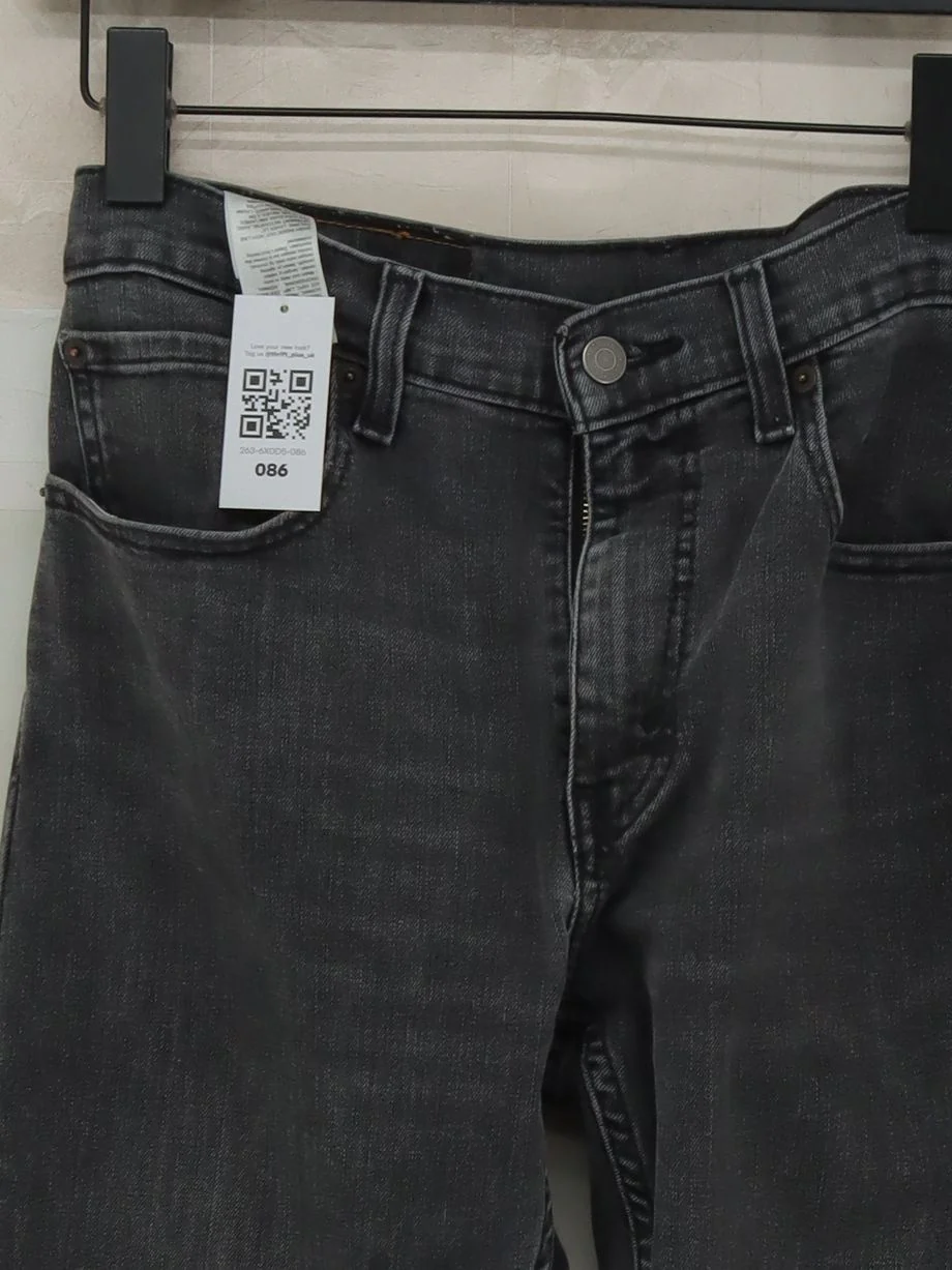 Levi’s Men's Jeans M Grey 100% Cotton Skinny - Image 3