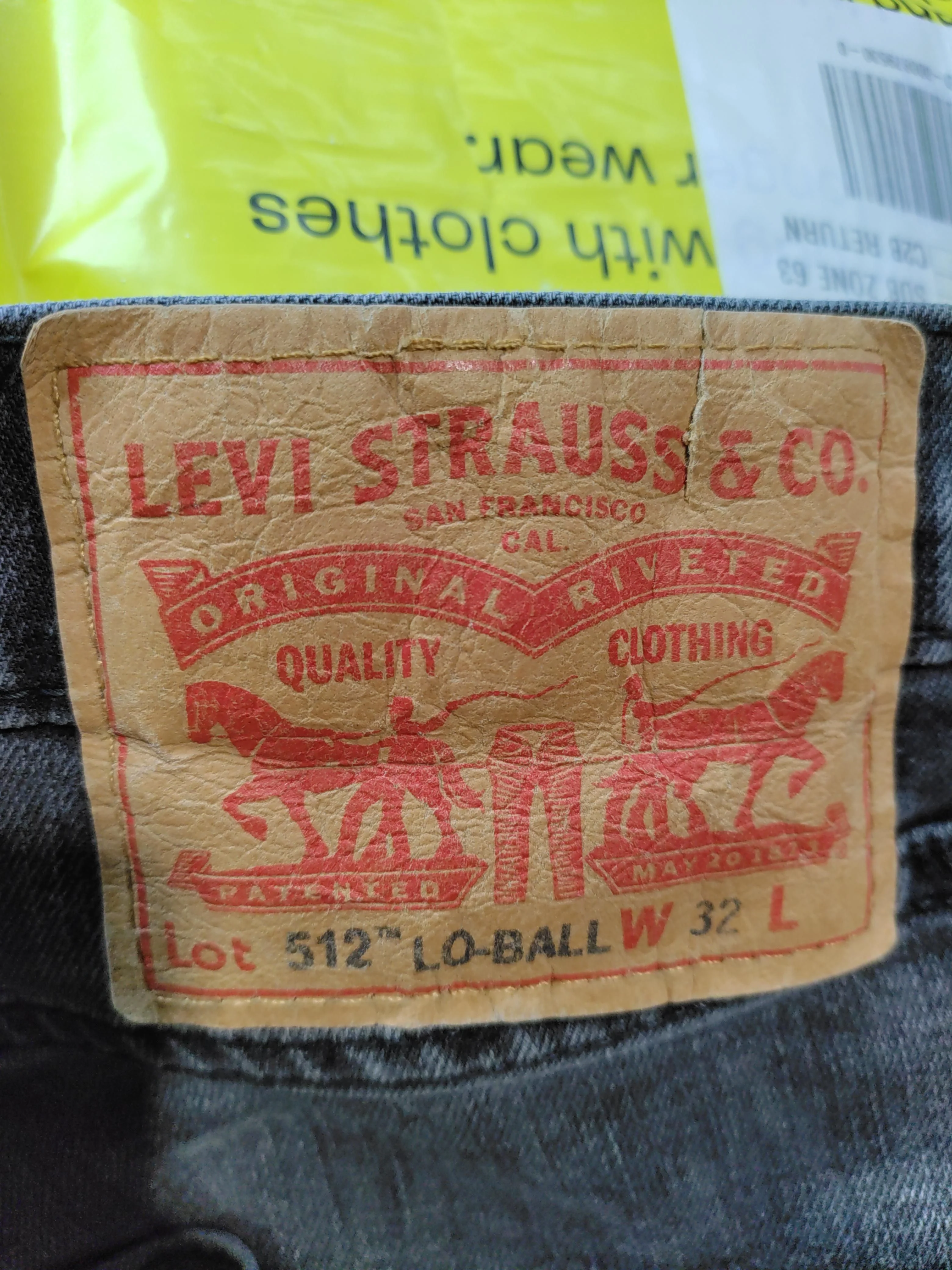 Levi’s Men's Jeans M Grey 100% Cotton Skinny - Image 5