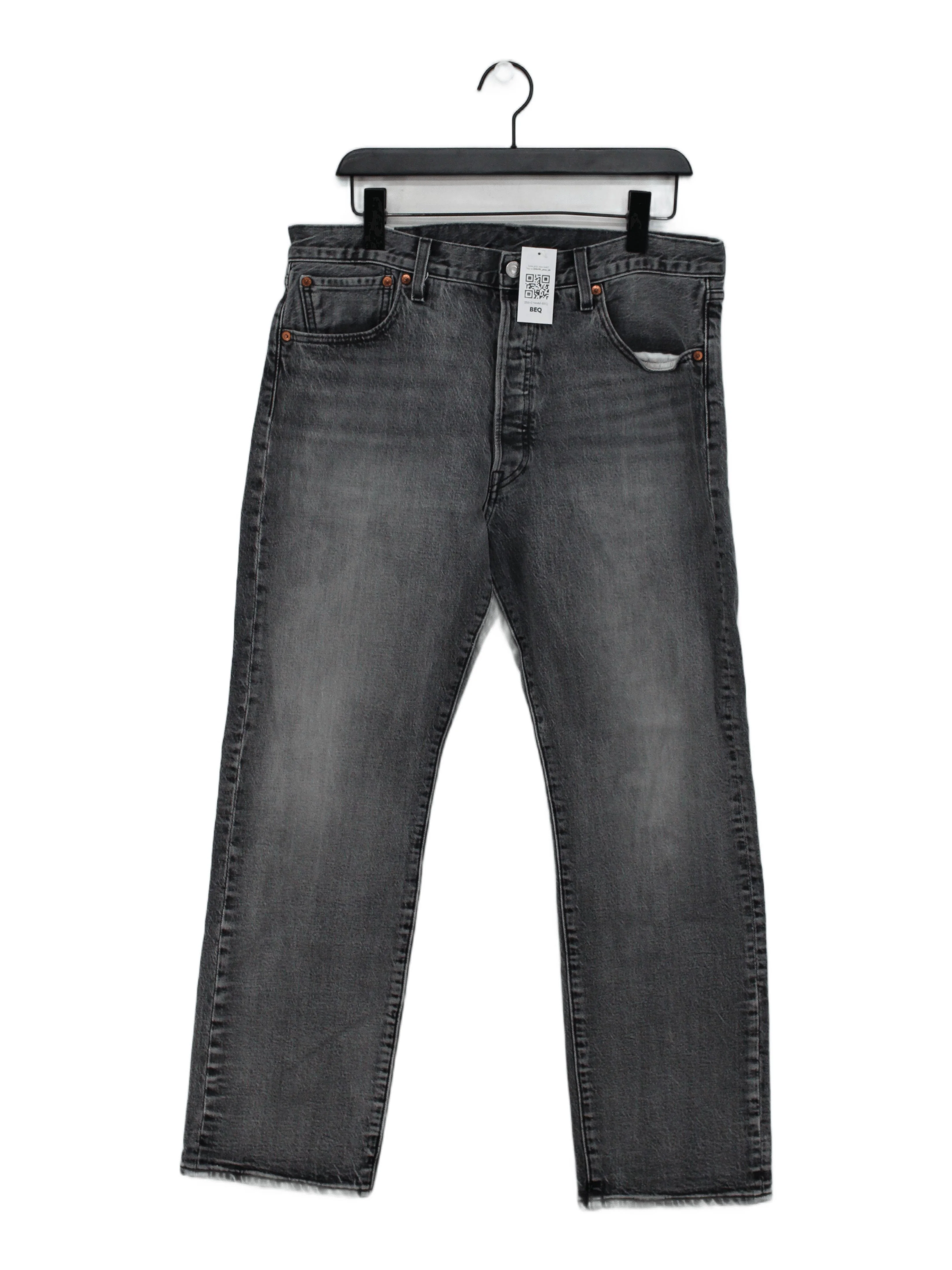Levi’s Men's Jeans M Grey 100% Cotton Straight
