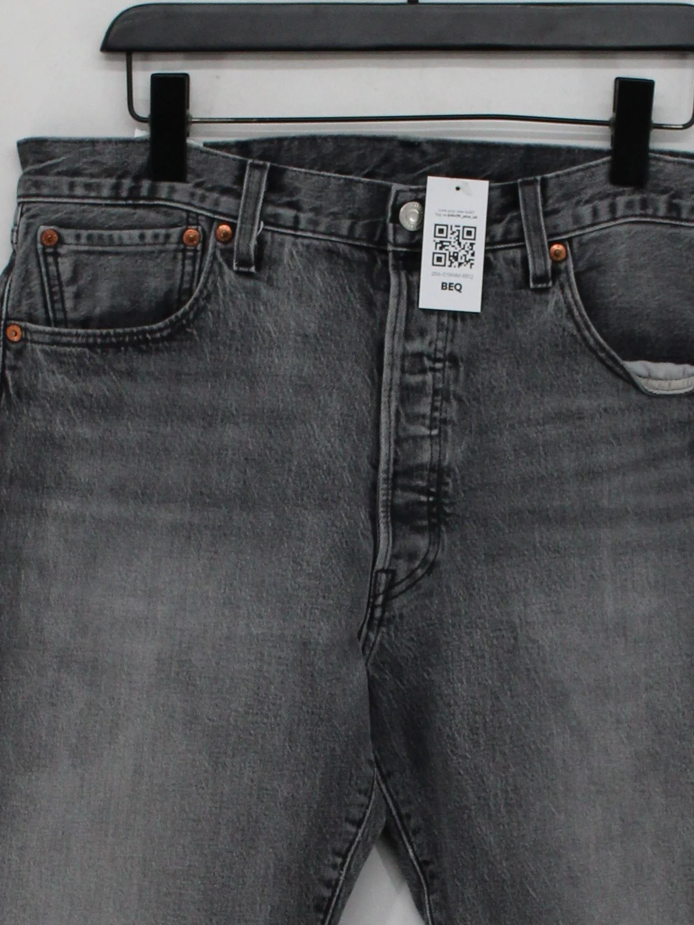 Levi’s Men's Jeans M Grey 100% Cotton Straight - Image 3