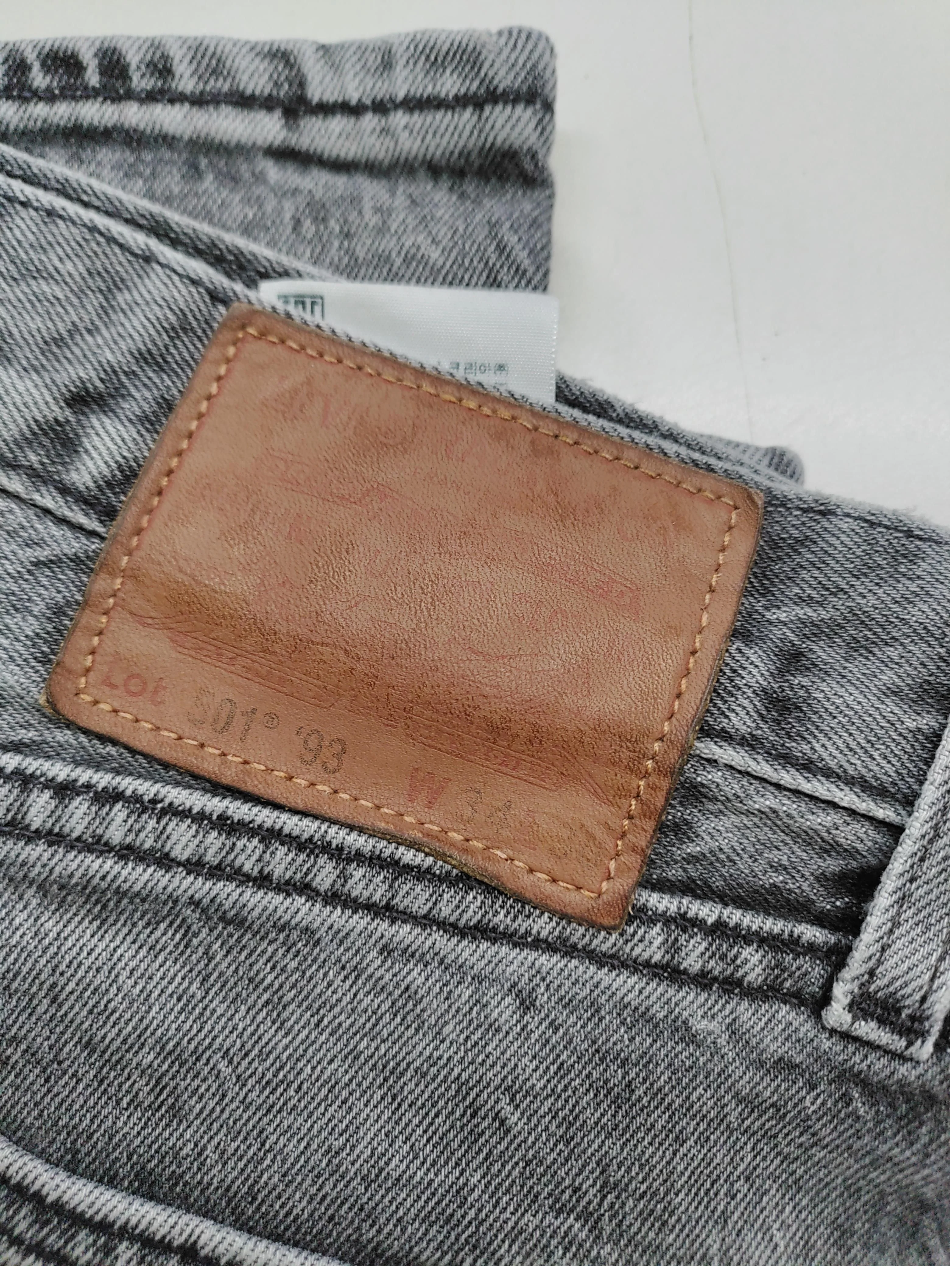 Levi’s Men's Jeans M Grey 100% Cotton Straight - Image 5
