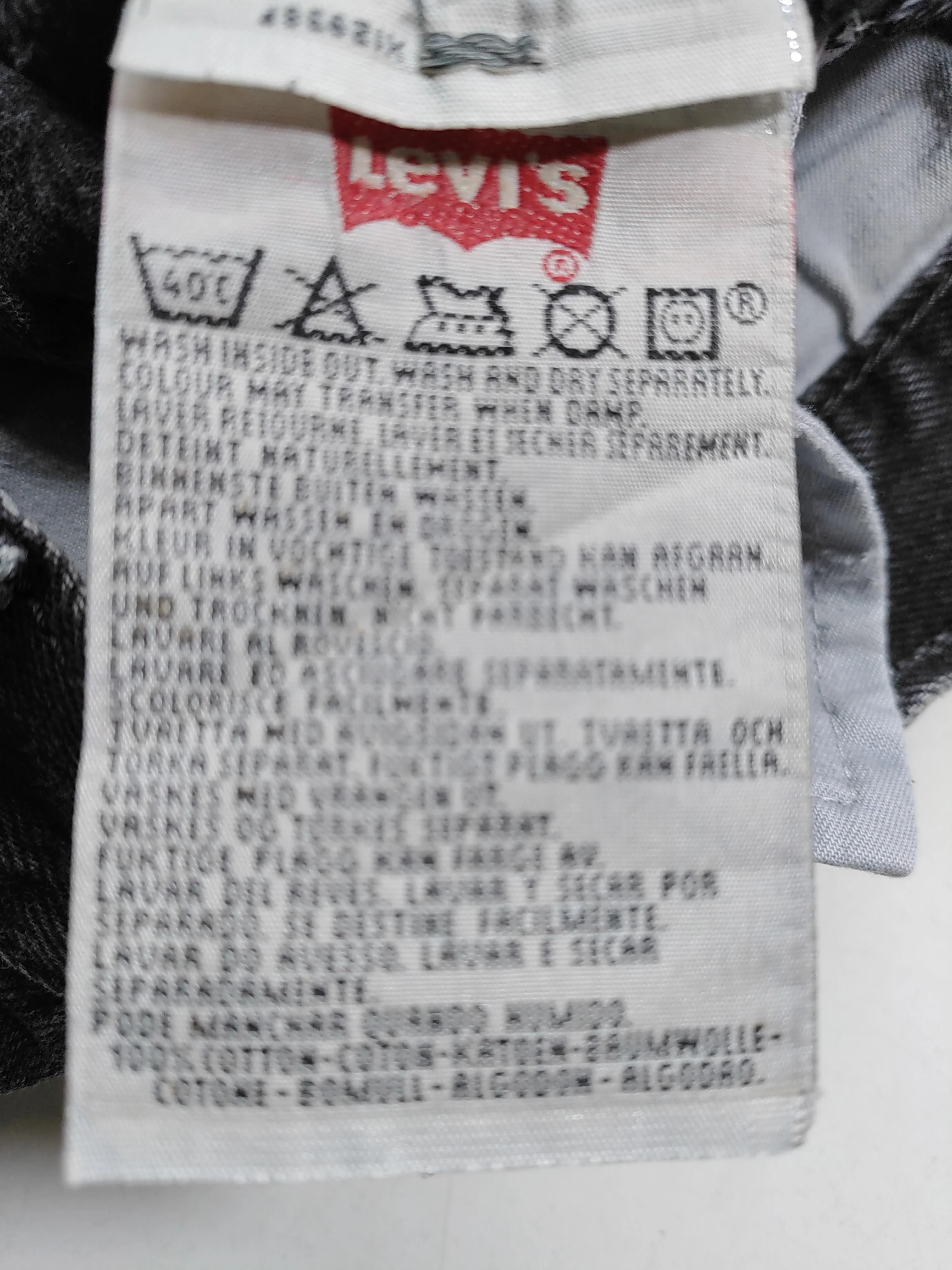 Levi’s Men's Jeans M Grey 100% Cotton Straight - Image 8