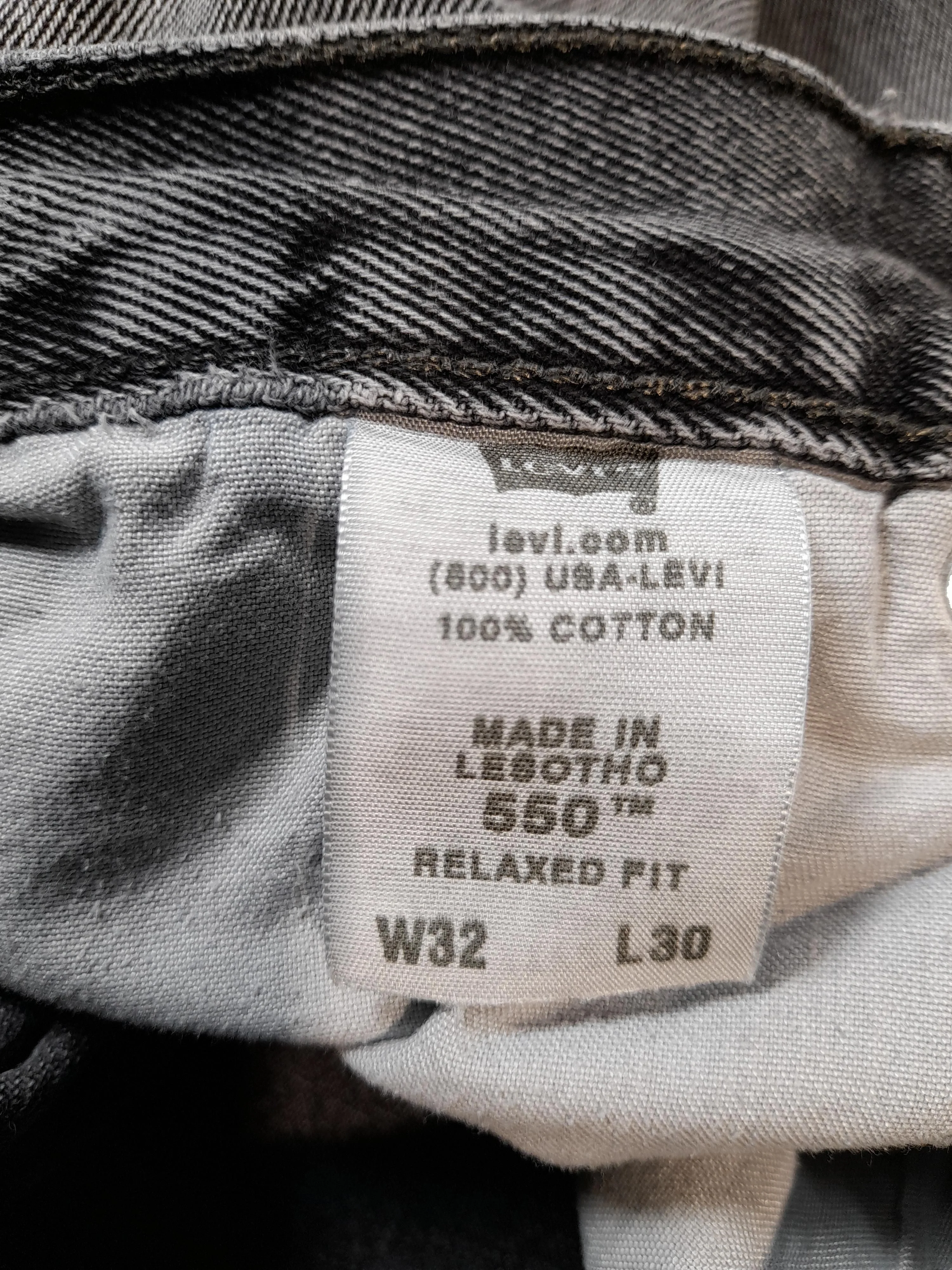 Levi’s Men's Jeans M Grey 100% Cotton Straight - Image 7