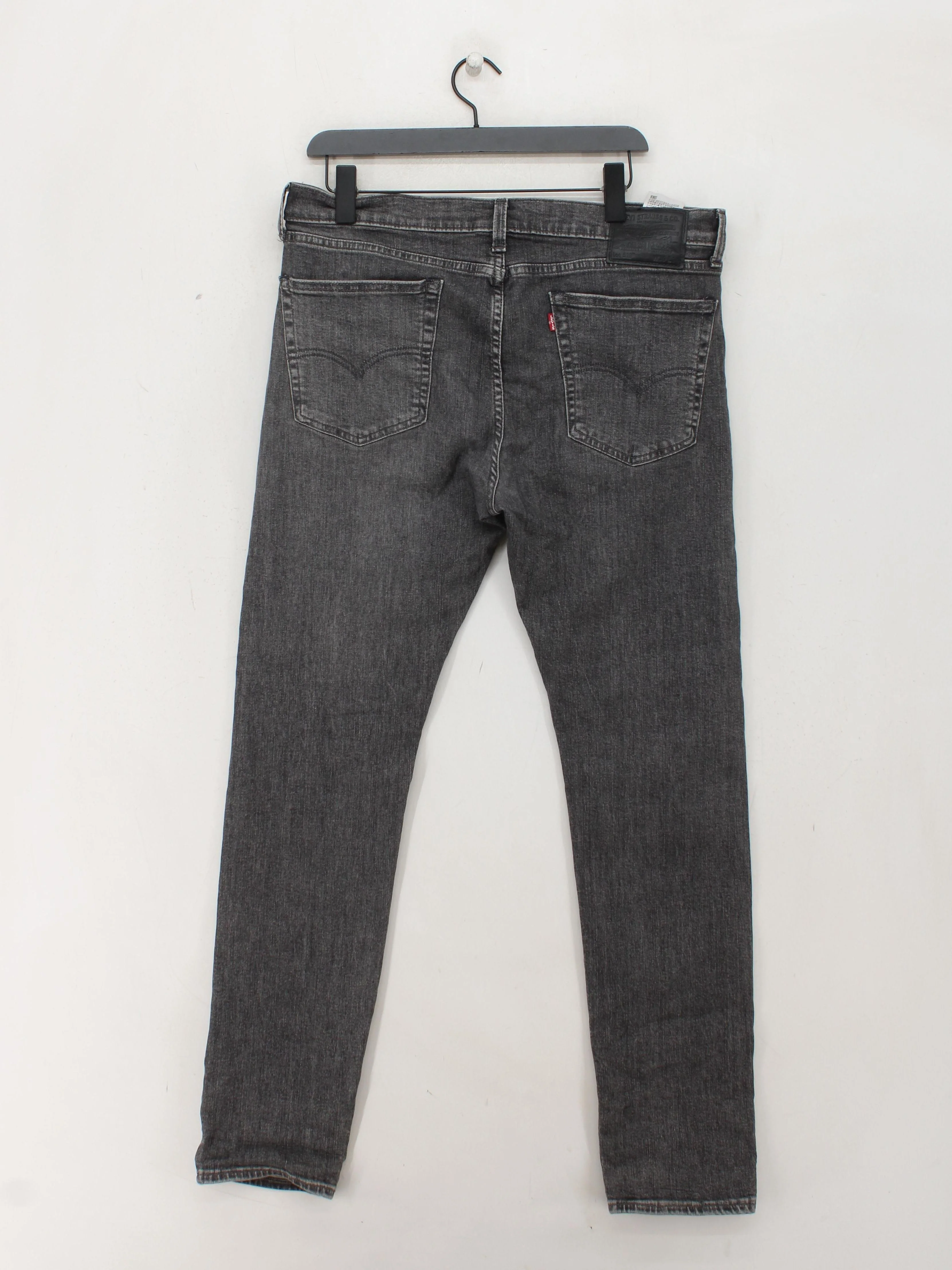 Levi’s Men's Jeans M Grey Cotton with Elastane Skinny - Image 2