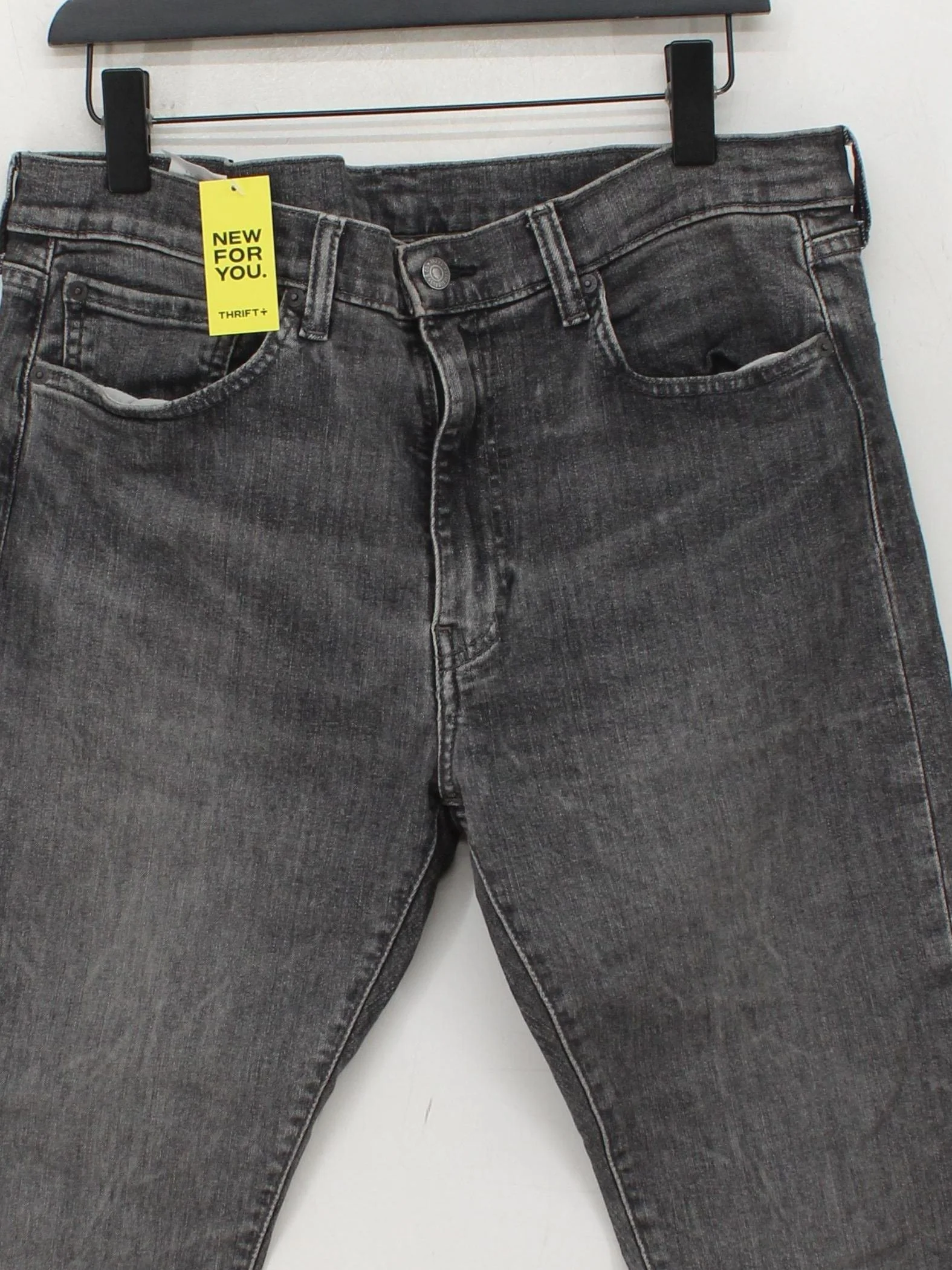 Levi’s Men's Jeans M Grey Cotton with Elastane Skinny - Image 3