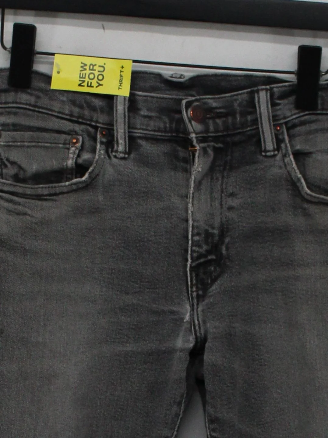 Levi’s Men's Jeans M Grey Cotton with Elastane Straight - Image 3