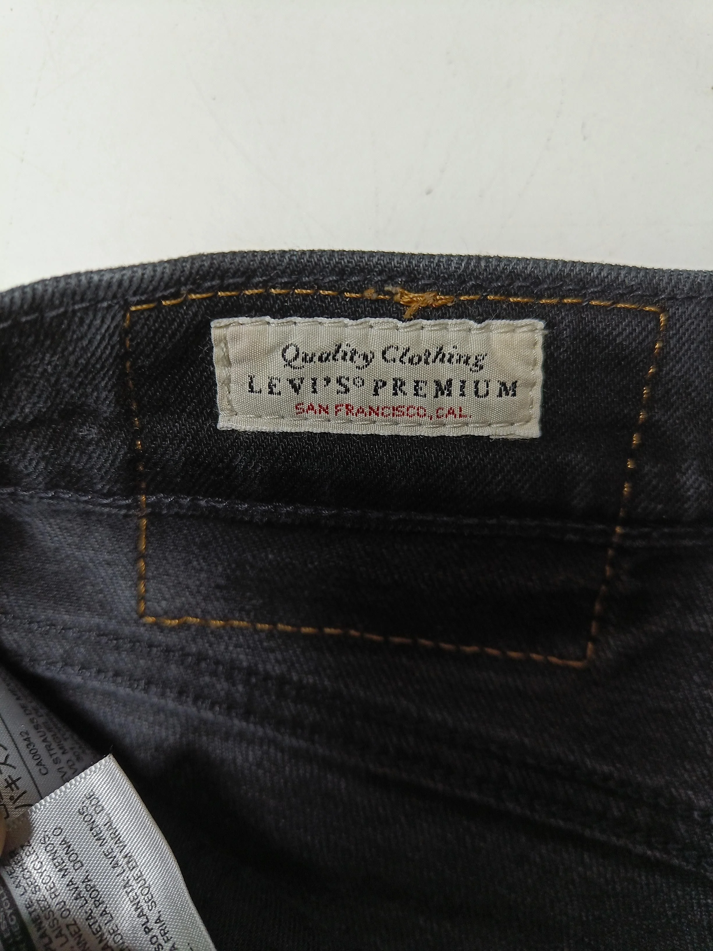 Levi’s Men's Jeans S Black 100% Cotton Skinny - Image 5