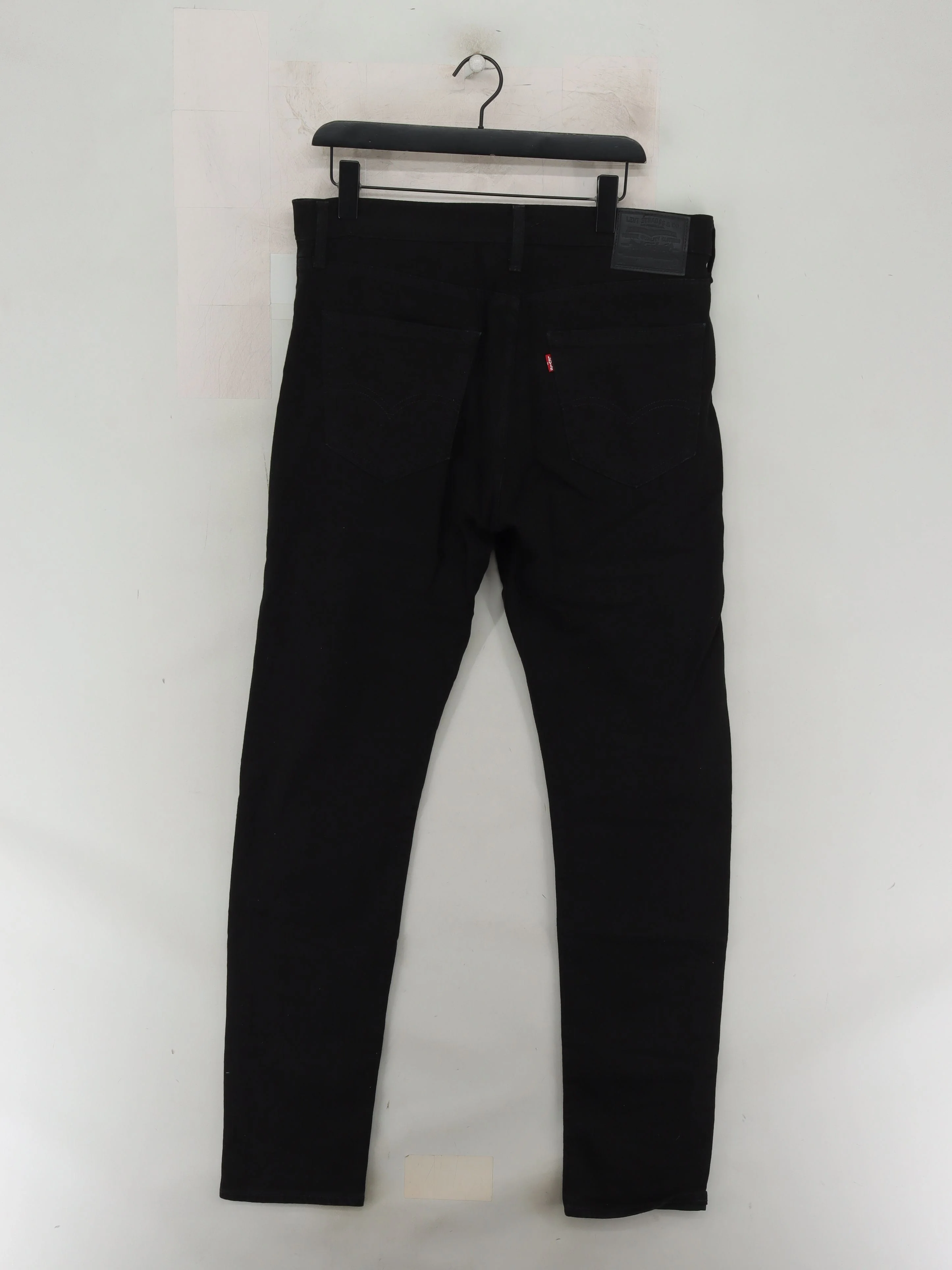 Levi’s Men's Jeans S Black Cotton with Elastane Straight - Image 2