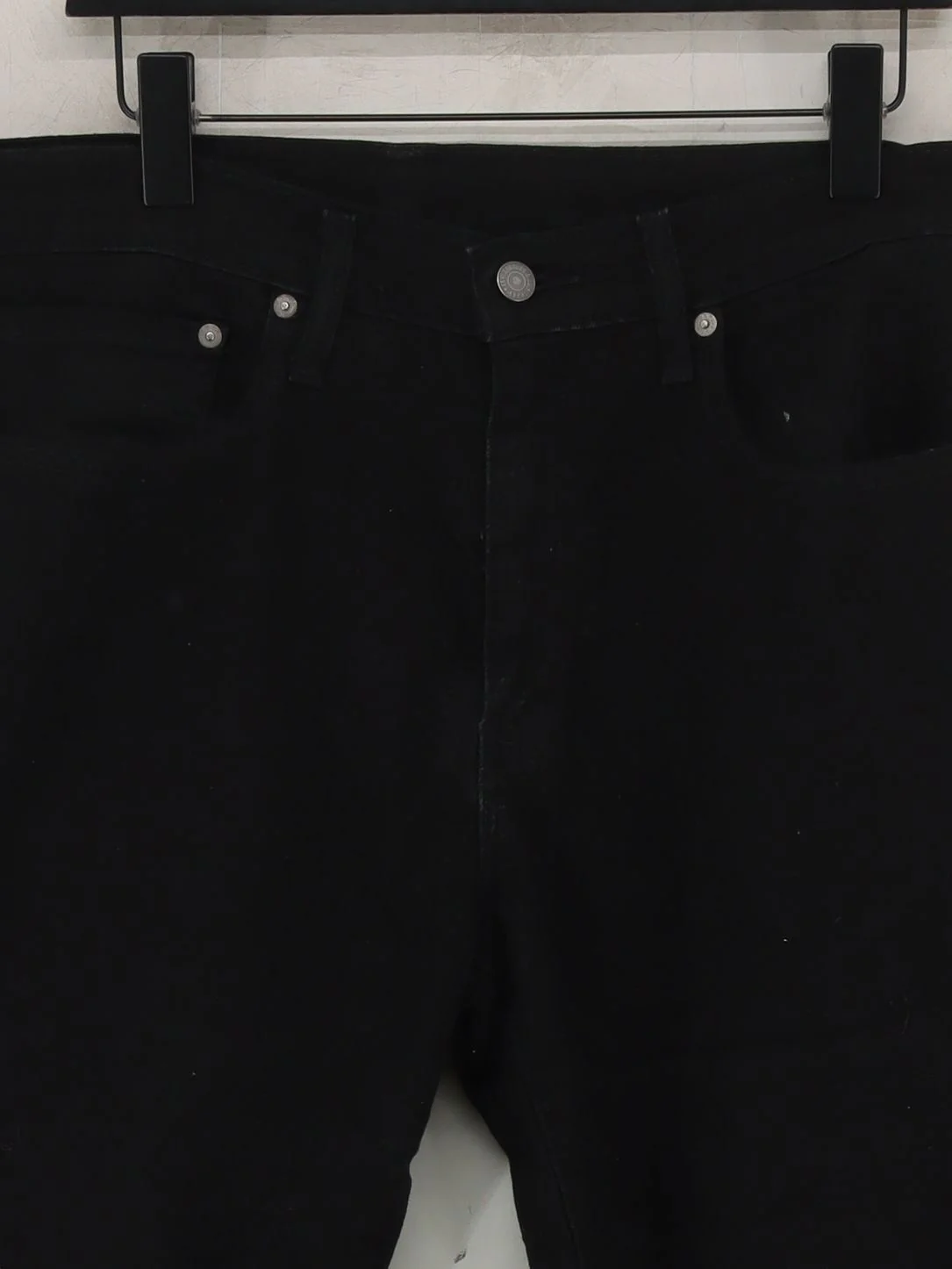 Levi’s Men's Jeans S Black Cotton with Elastane Straight - Image 3