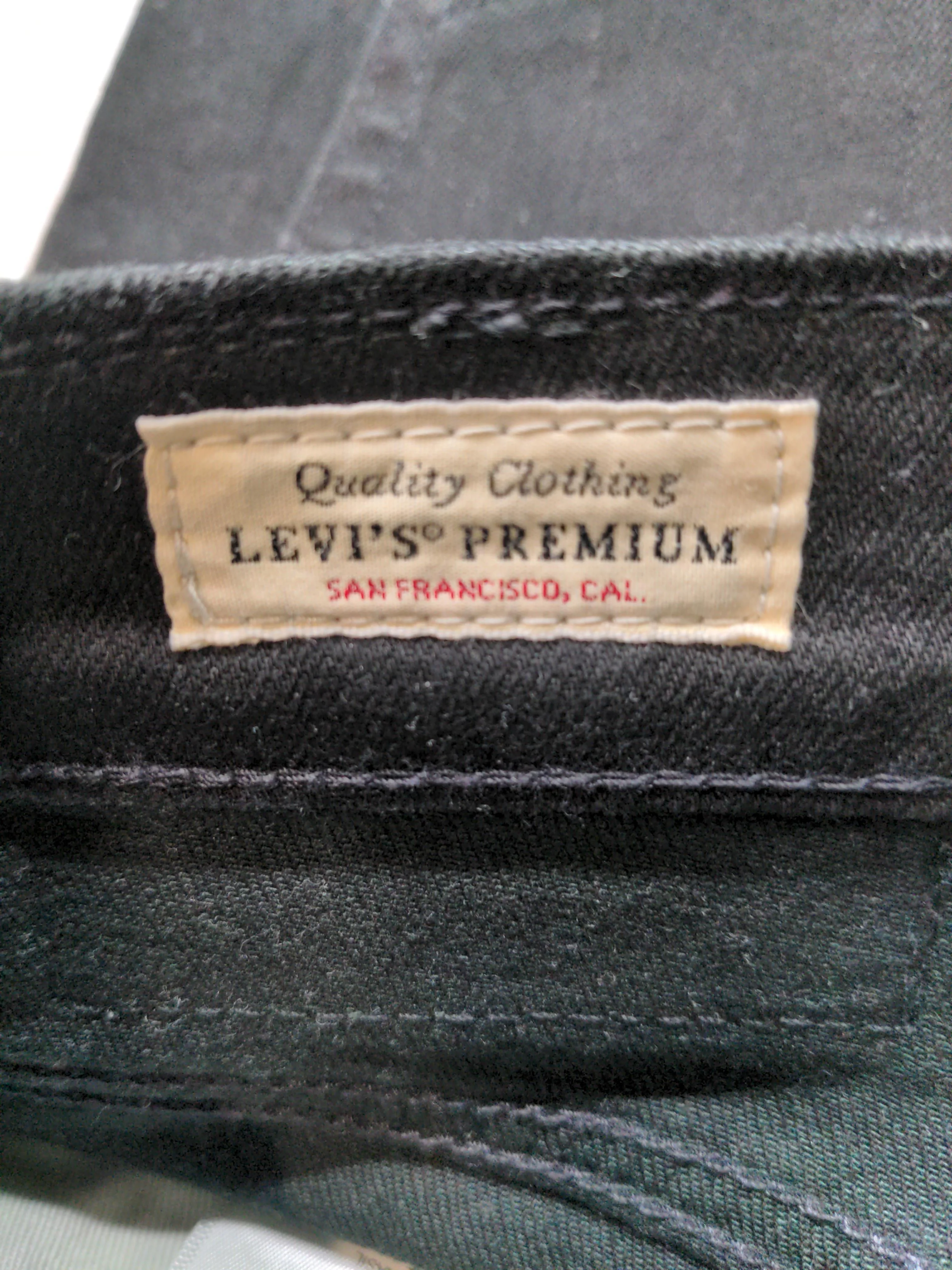 Levi’s Men's Jeans S Black Cotton with Elastane Straight - Image 7