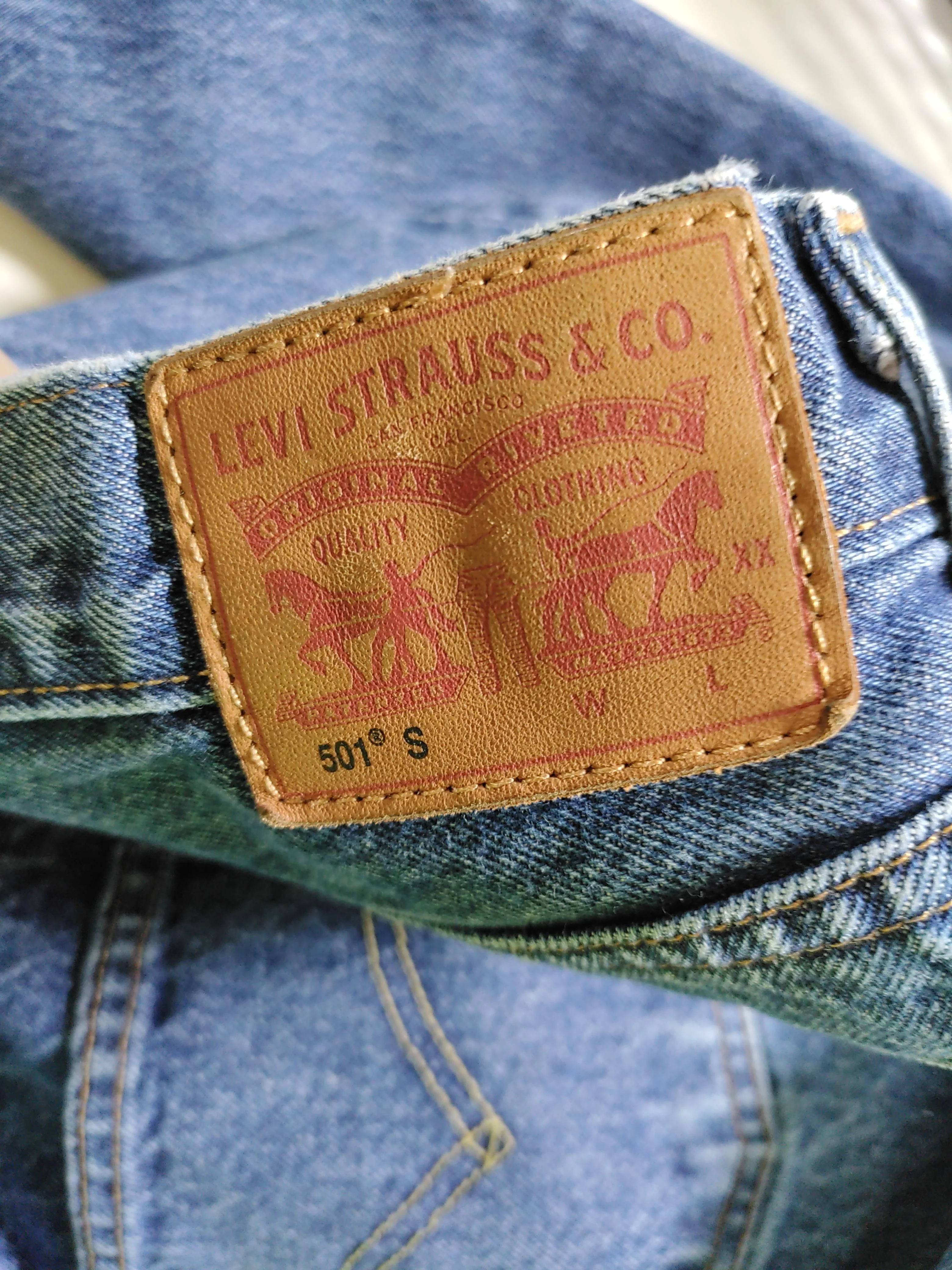 Levi’s Men's Jeans S Blue 100% Cotton Straight - Image 5