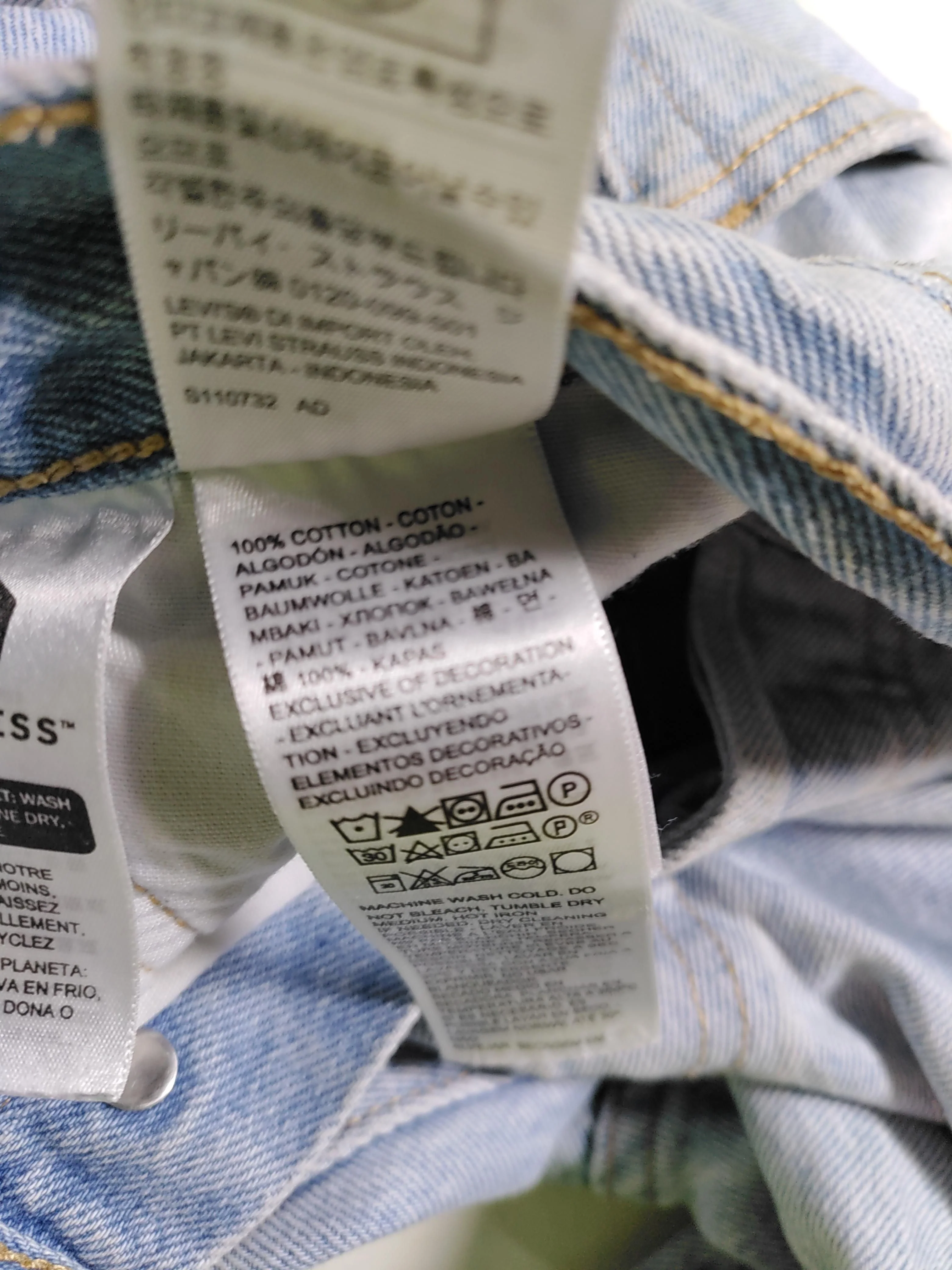 Levi’s Men's Jeans W 26 in; L 30 in Blue 100% Cotton Straight - Image 7