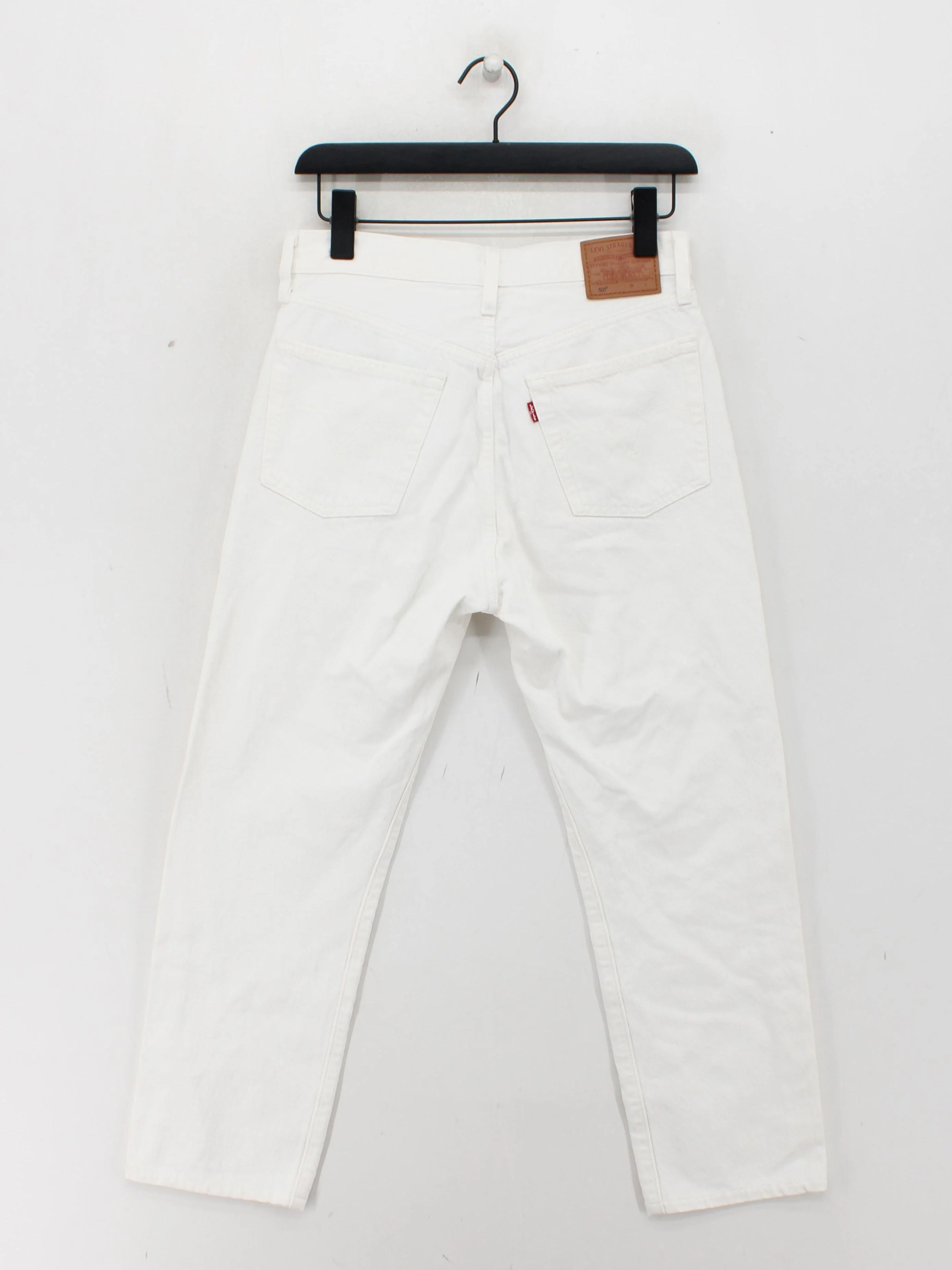 Levi’s Men's Jeans W 27 in White 100% Cotton Straight - Image 2