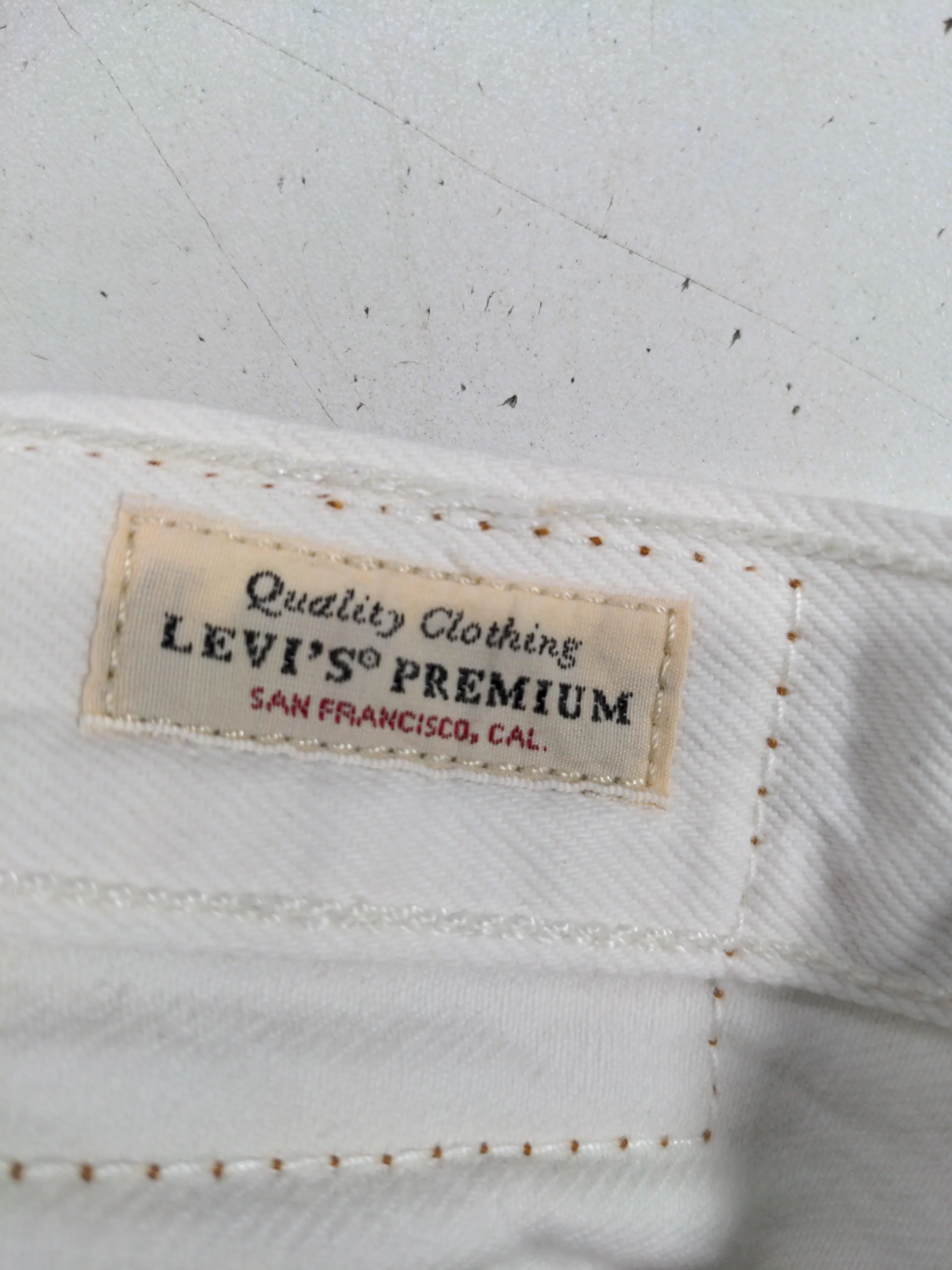 Levi’s Men's Jeans W 27 in White 100% Cotton Straight - Image 6
