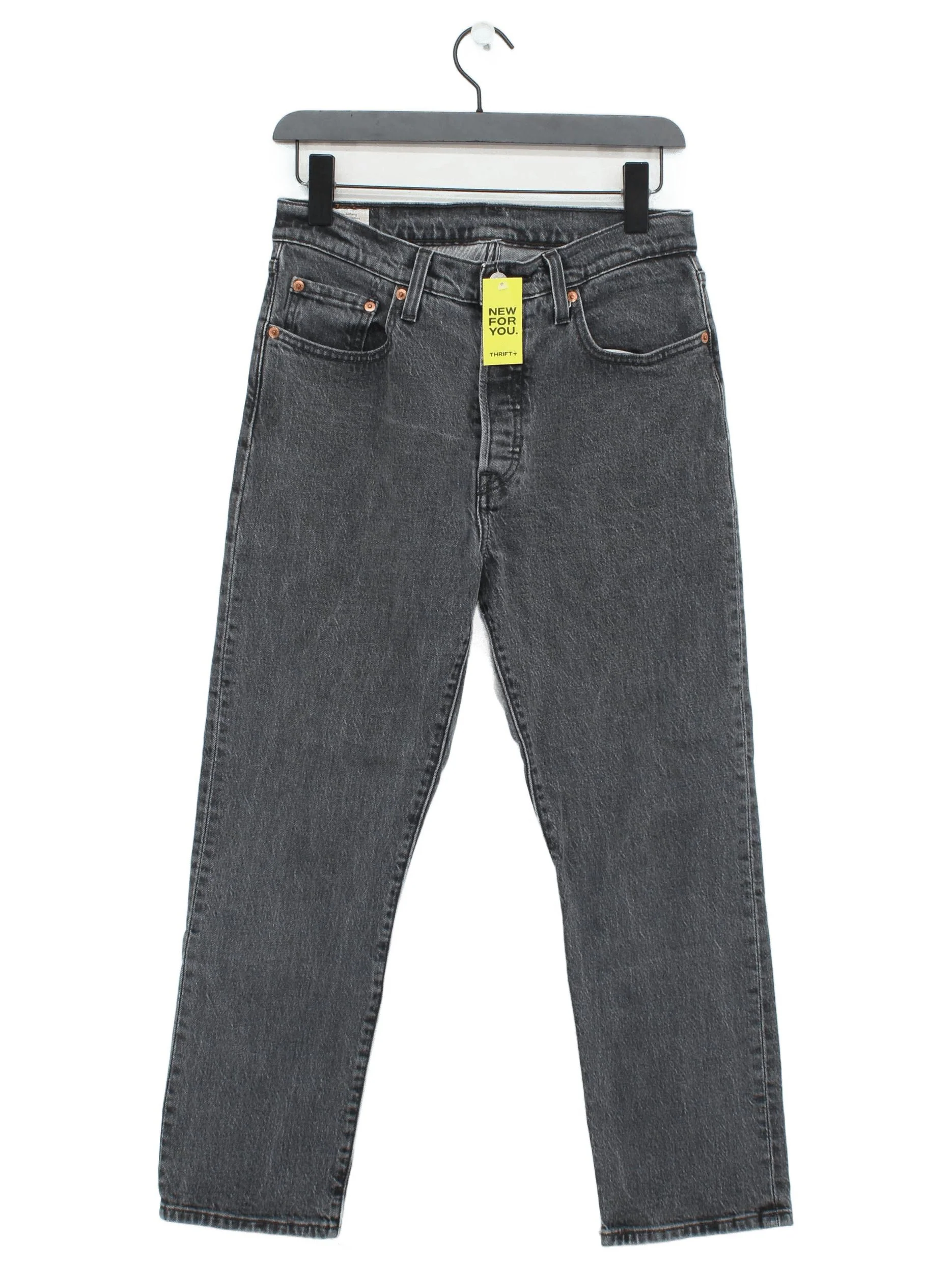 Levi’s Men's Jeans W 28 in; L 26 in Grey Cotton with Elastane Straight