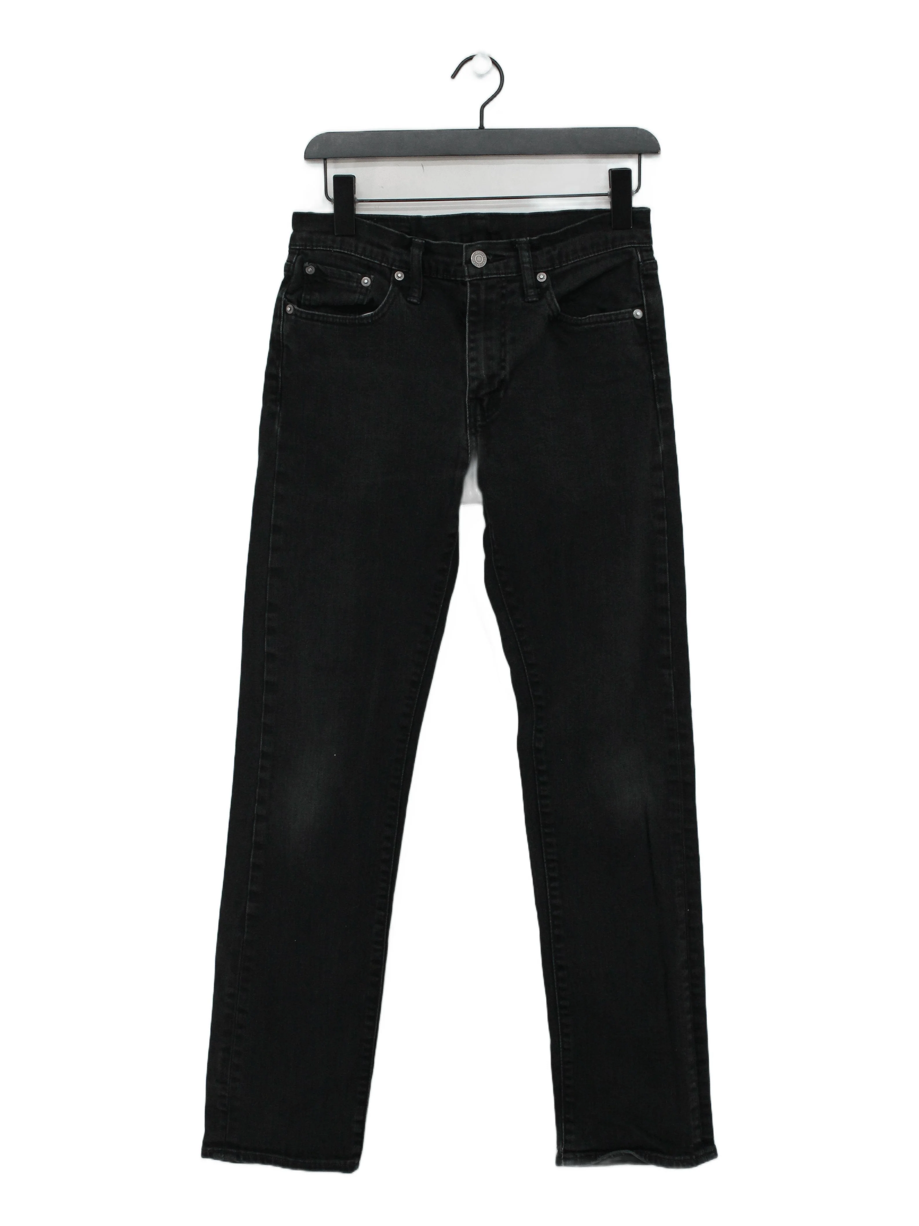 Levi’s Men's Jeans W 29 in Black Cotton with Elastane Straight