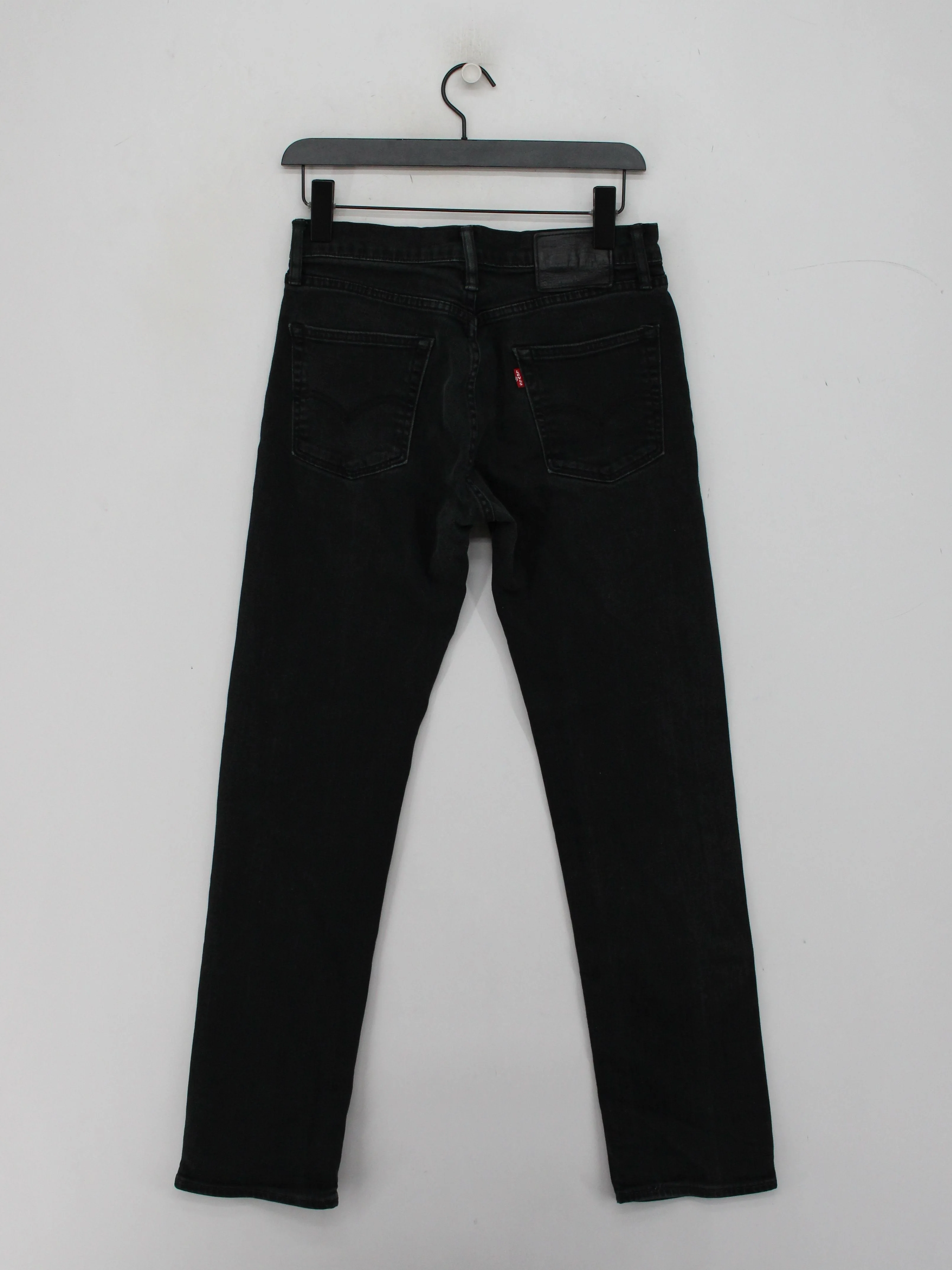 Levi’s Men's Jeans W 29 in Black Cotton with Elastane Straight - Image 2